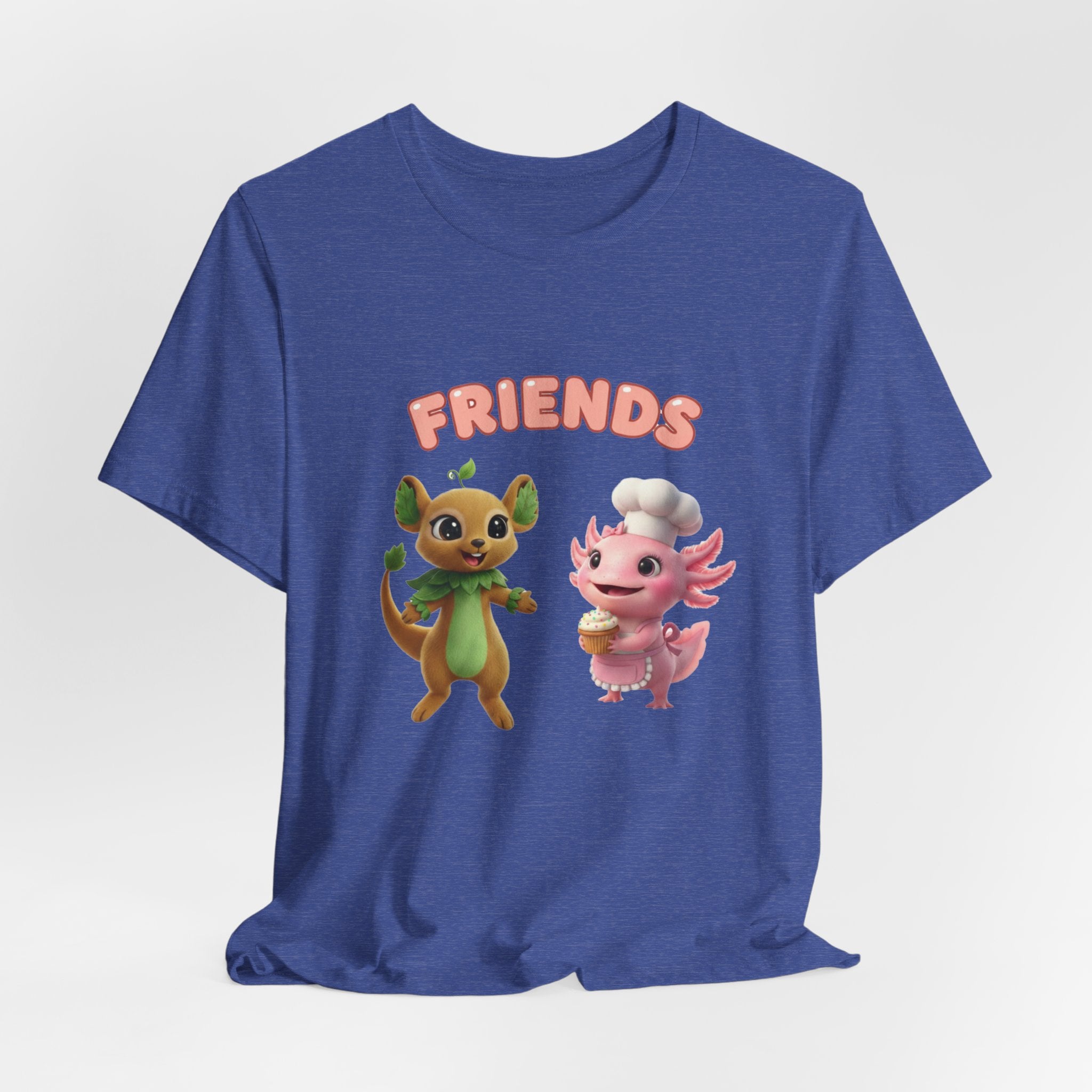 Lifaru with Cute Axolotl Baker Tee — Playful Animal Friendship T‑Shirt