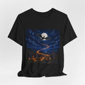 Dragon Moonflight T‑Shirt — Night Sky Fantasy Tee