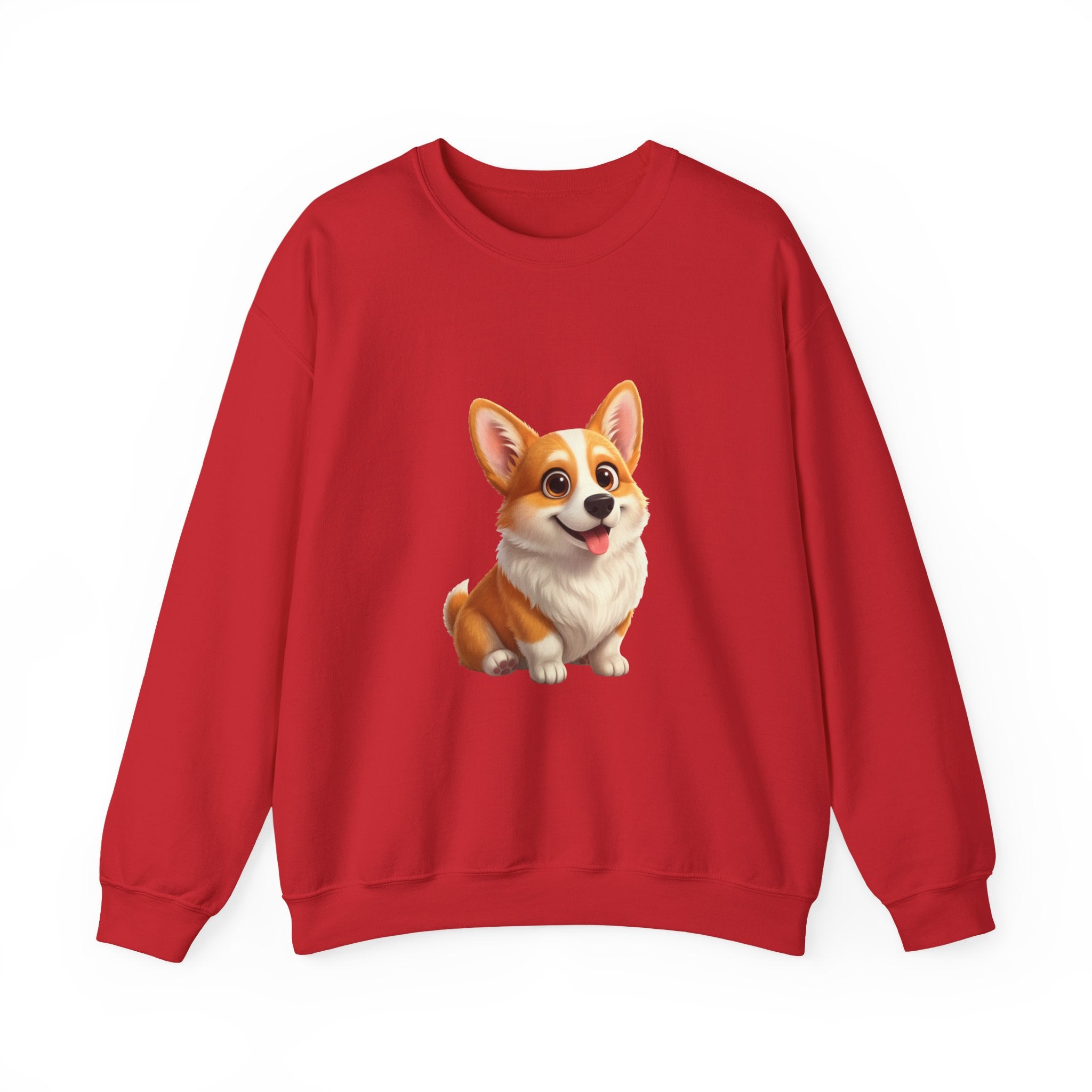 Corgi Crewneck Sweatshirt — Cute Cartoon Pembroke Corgi Pullover