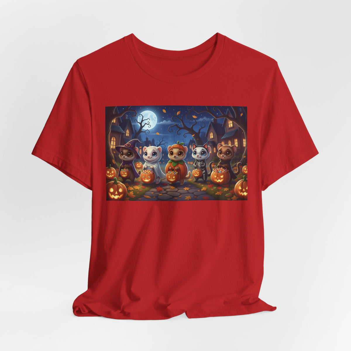 Ferrets Halloween Trick-or-Treat Tee