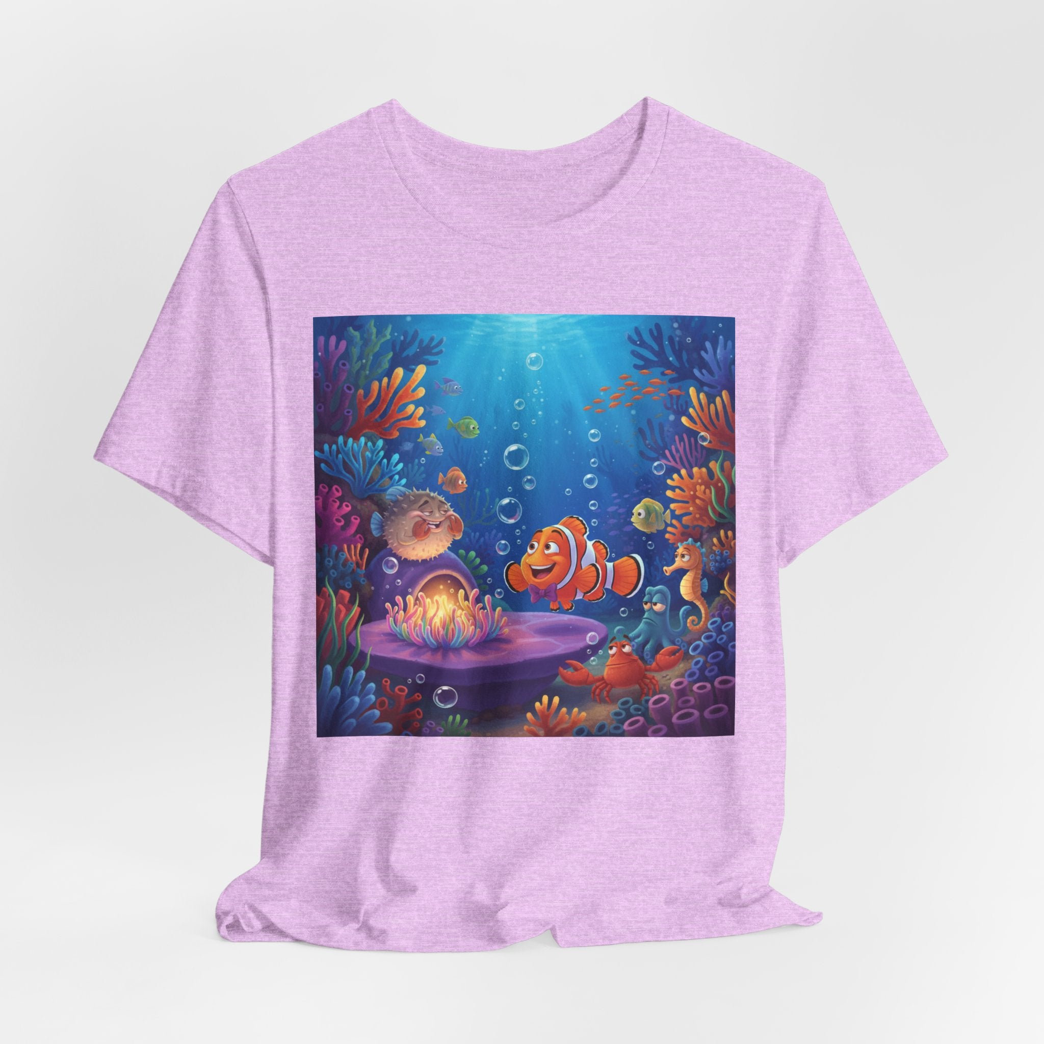 Undersea Coral Reef Fish Tee — Colorful Ocean Scene T-Shirt