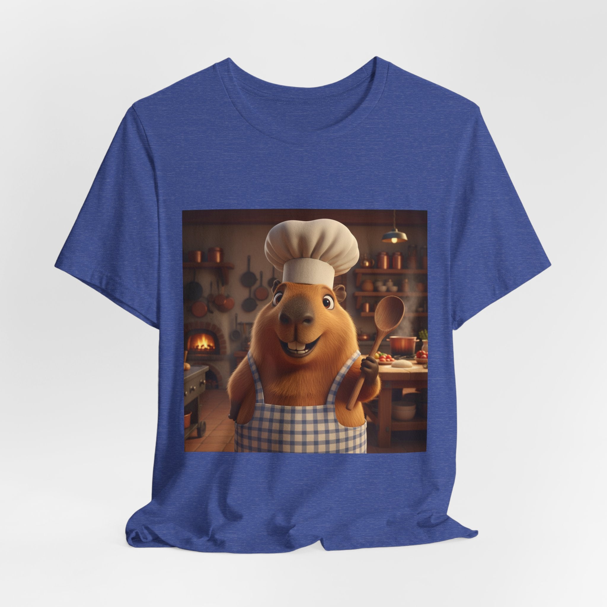 Capybara Chef T‑Shirt — Cute Capybara Chef Cooking Kitchen Tee