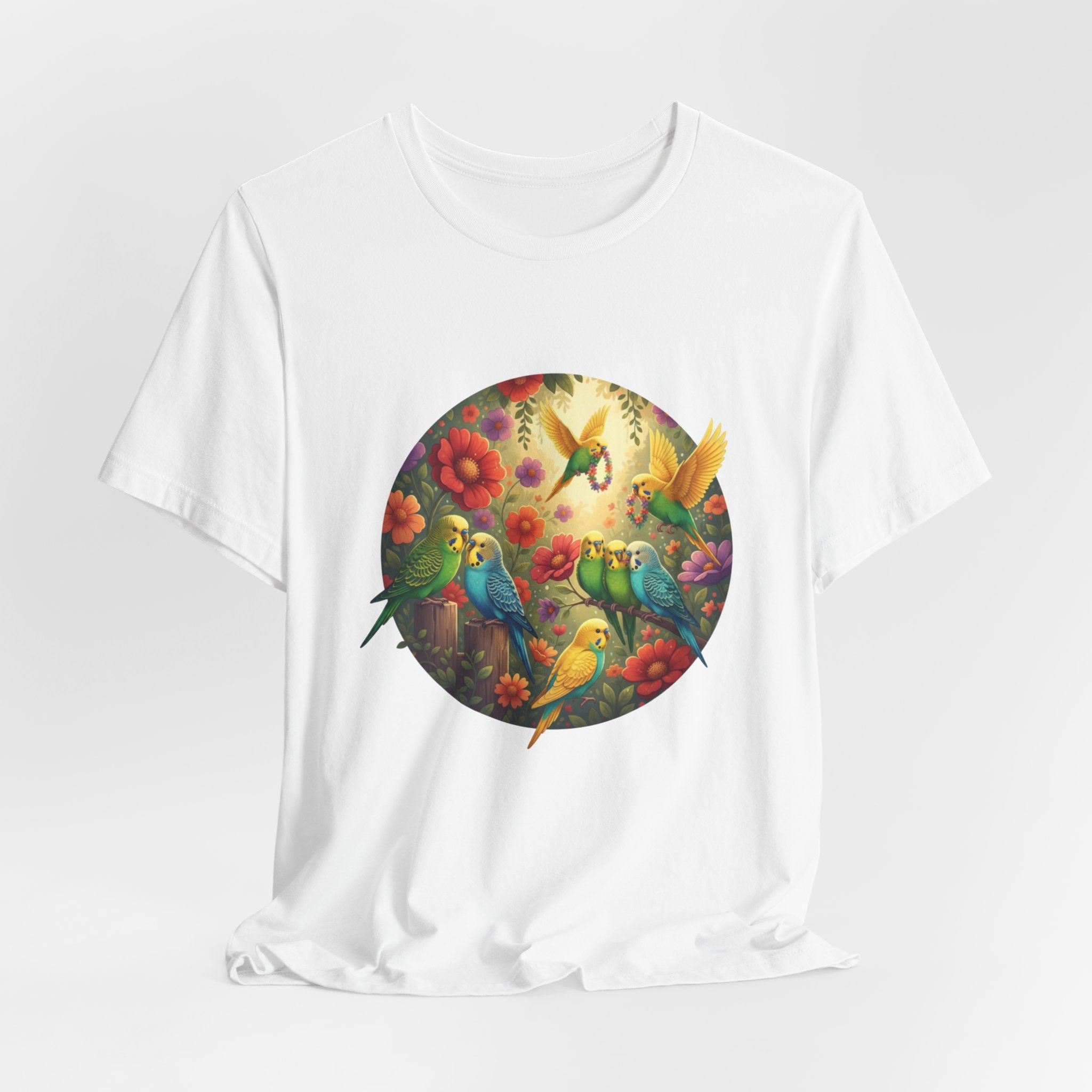 Tweets — Parakeets — Garden Party T-Shirt