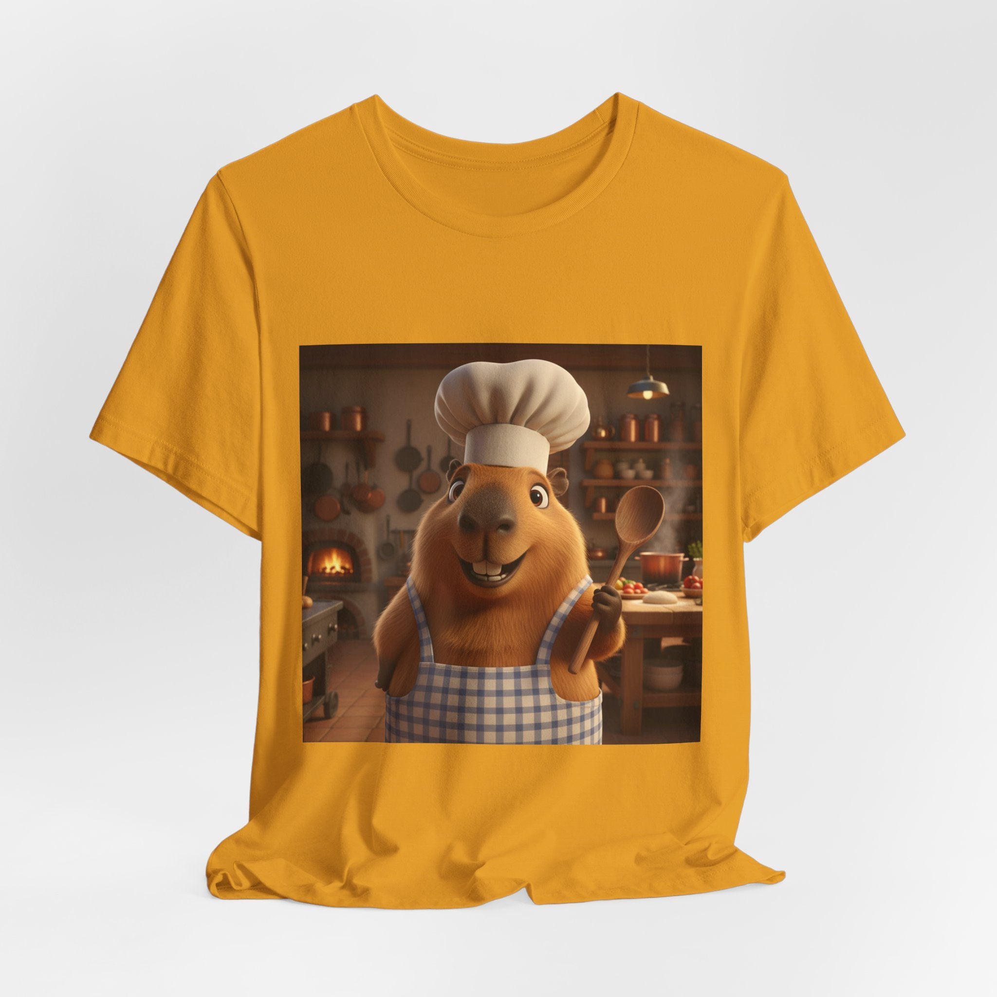 Capybara Chef T‑Shirt — Cute Capybara Chef Cooking Kitchen Tee