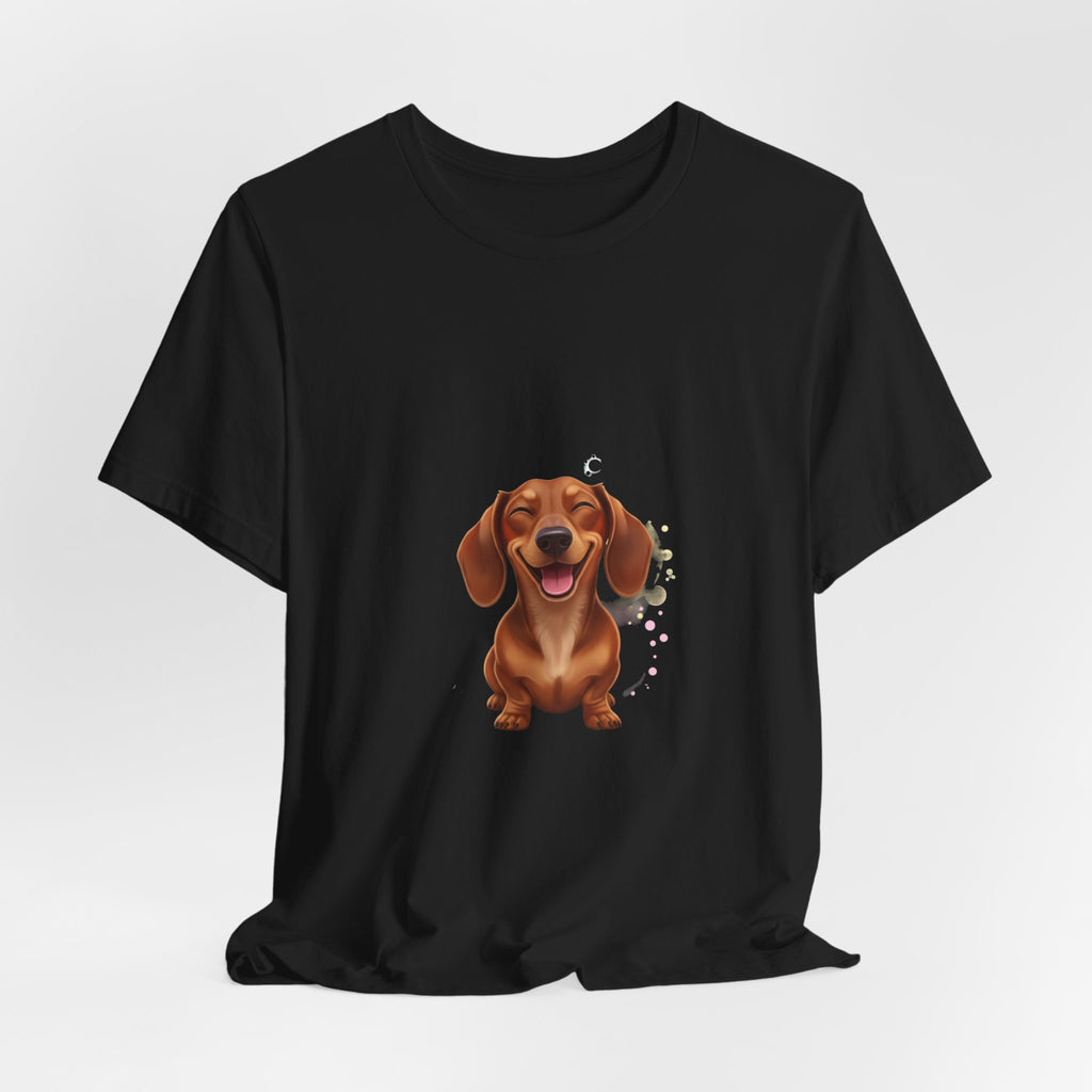 Dachshund Smile T-Shirt — Cute Happy Wiener Dog Tee