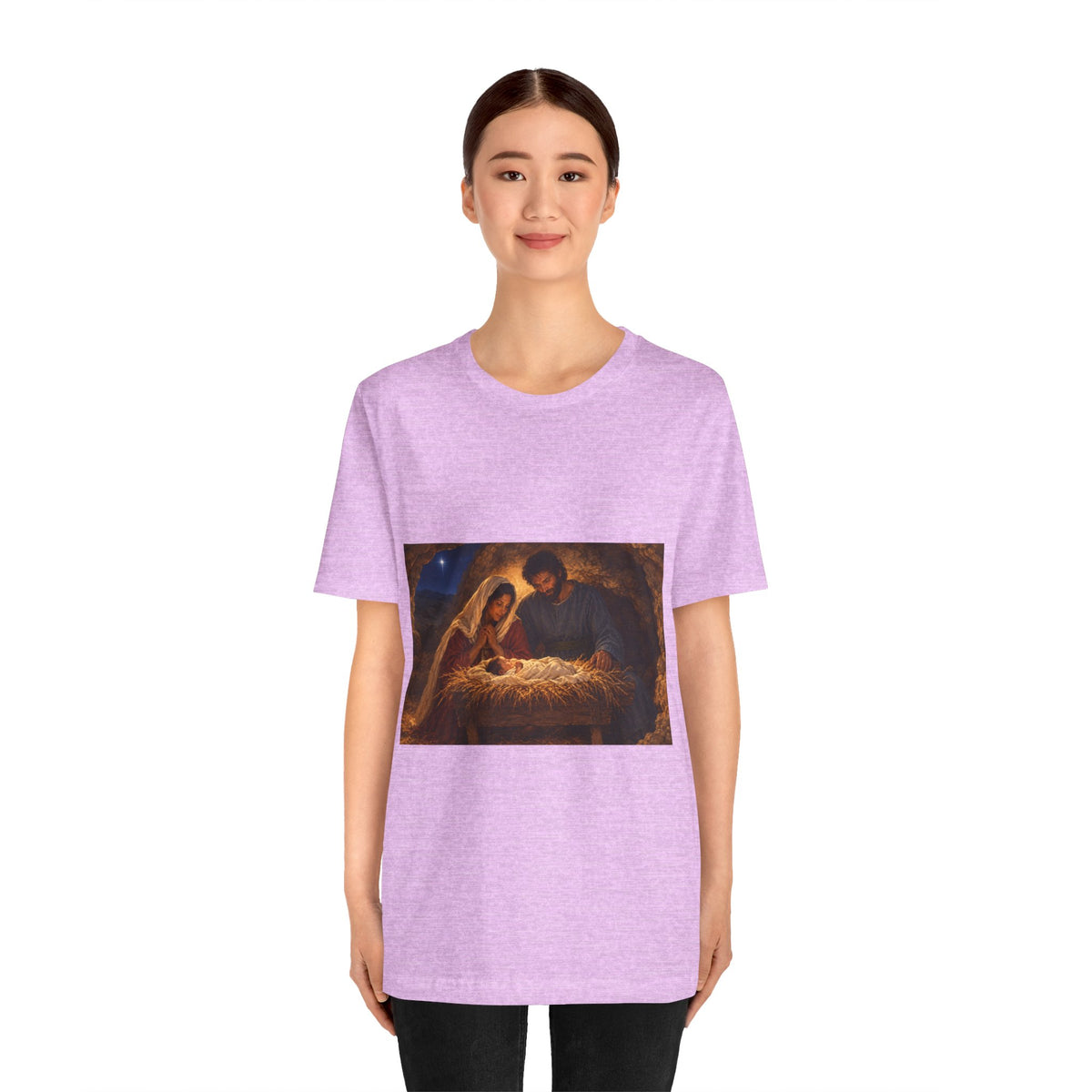 Hulabuloo — Nativity — Christmas Bible T-Shirt