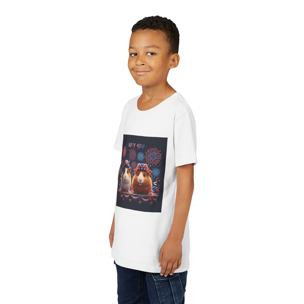 Guinea Pigs — Patriotic Fireworks — Youth T-Shirt