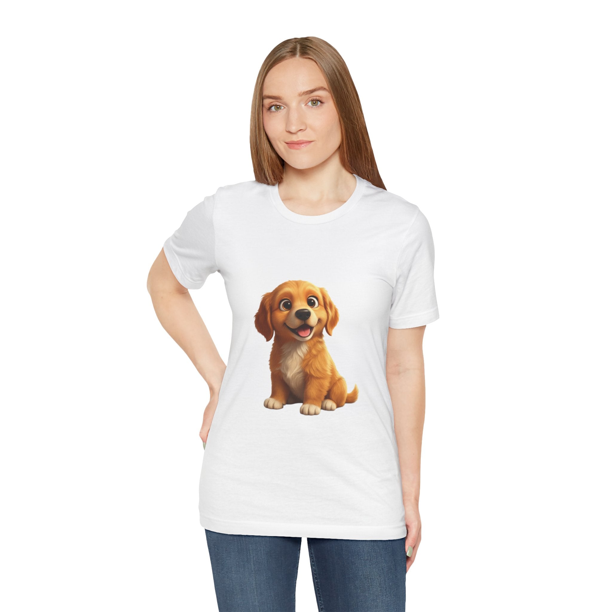 Puppy Graphic Tee — Adorable Golden Retriever Puppy T-Shirt