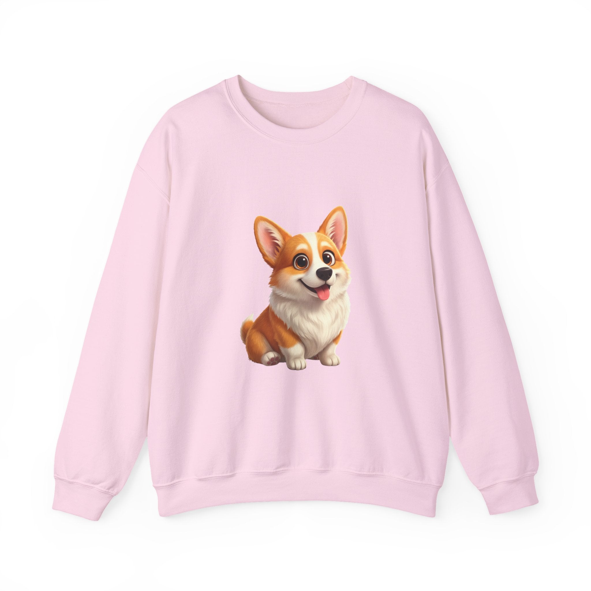 Corgi Crewneck Sweatshirt — Cute Cartoon Pembroke Corgi Pullover