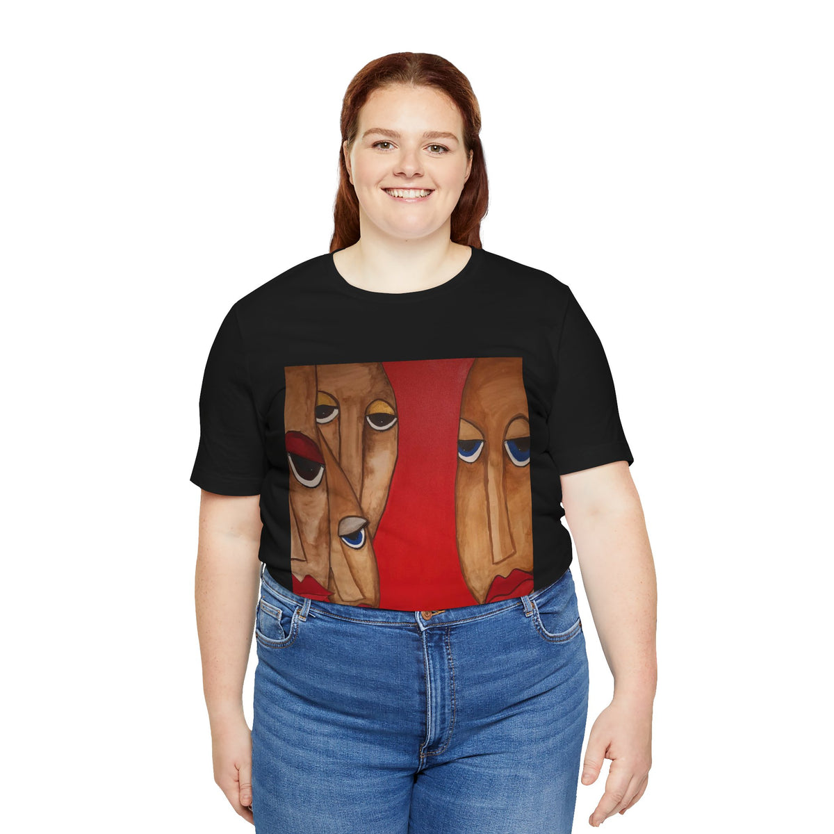 Alicia Wilson — Abstract Faces — T-Shirt