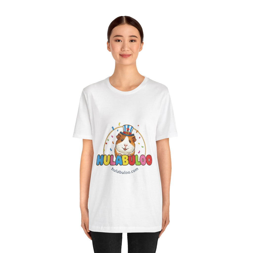 Guinea Pig Logo Tee — Hulabuloo Cute Pet Graphic T-Shirt