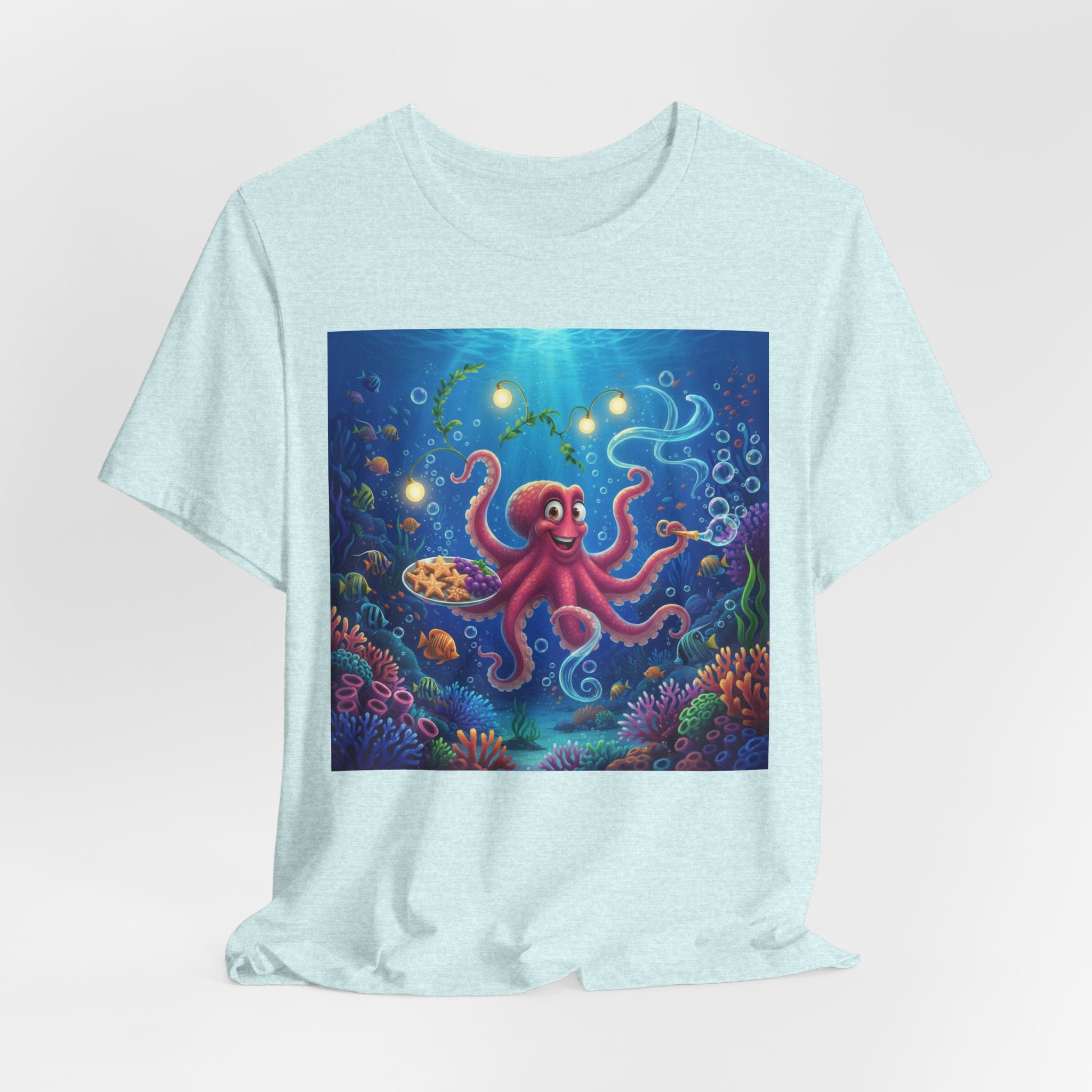 Octopus Ocean Tee — Colorful Underwater Sea Life T-Shirt