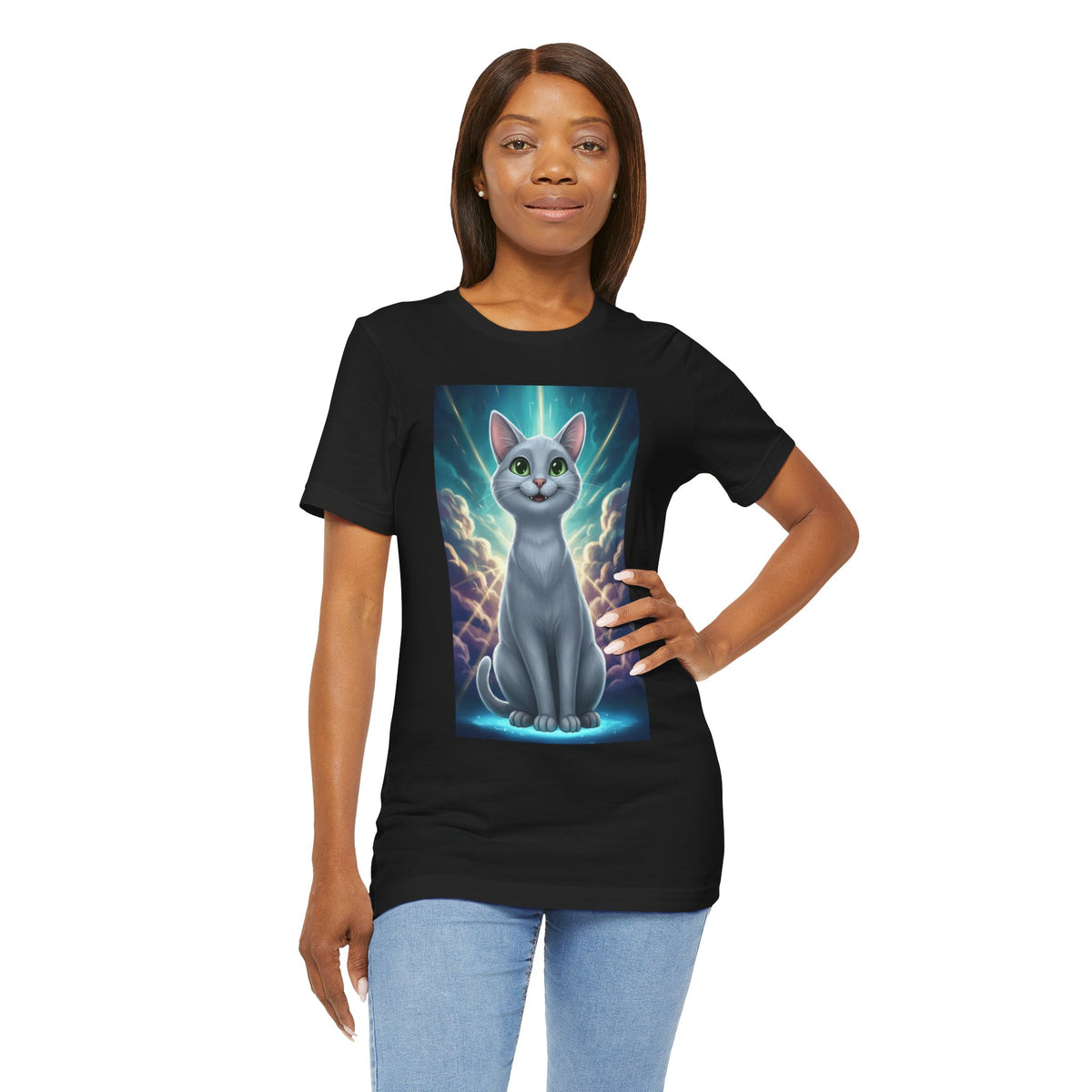 Cat — Russian Blue — T-Shirt