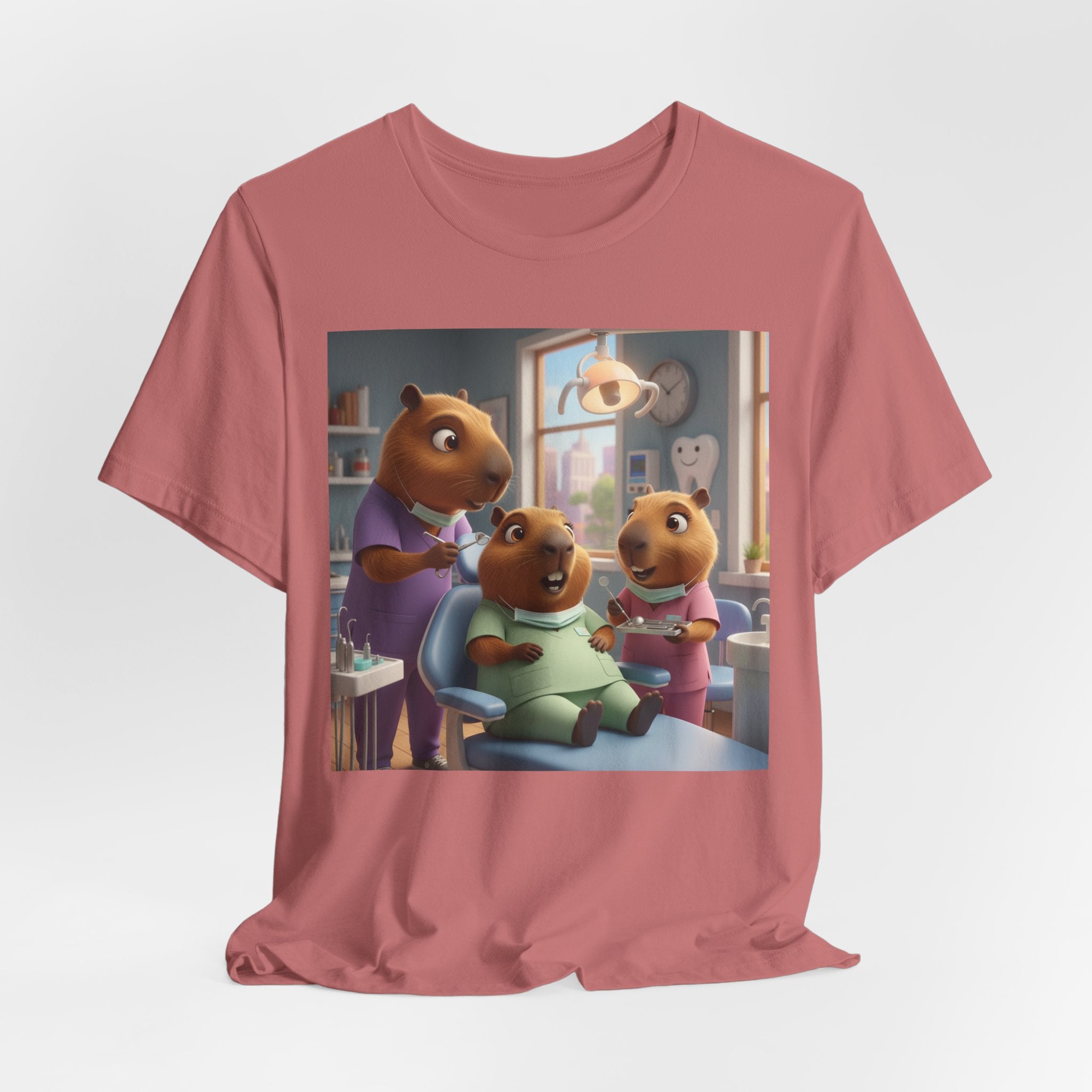 Capybara Dentist Scene T‑Shirt