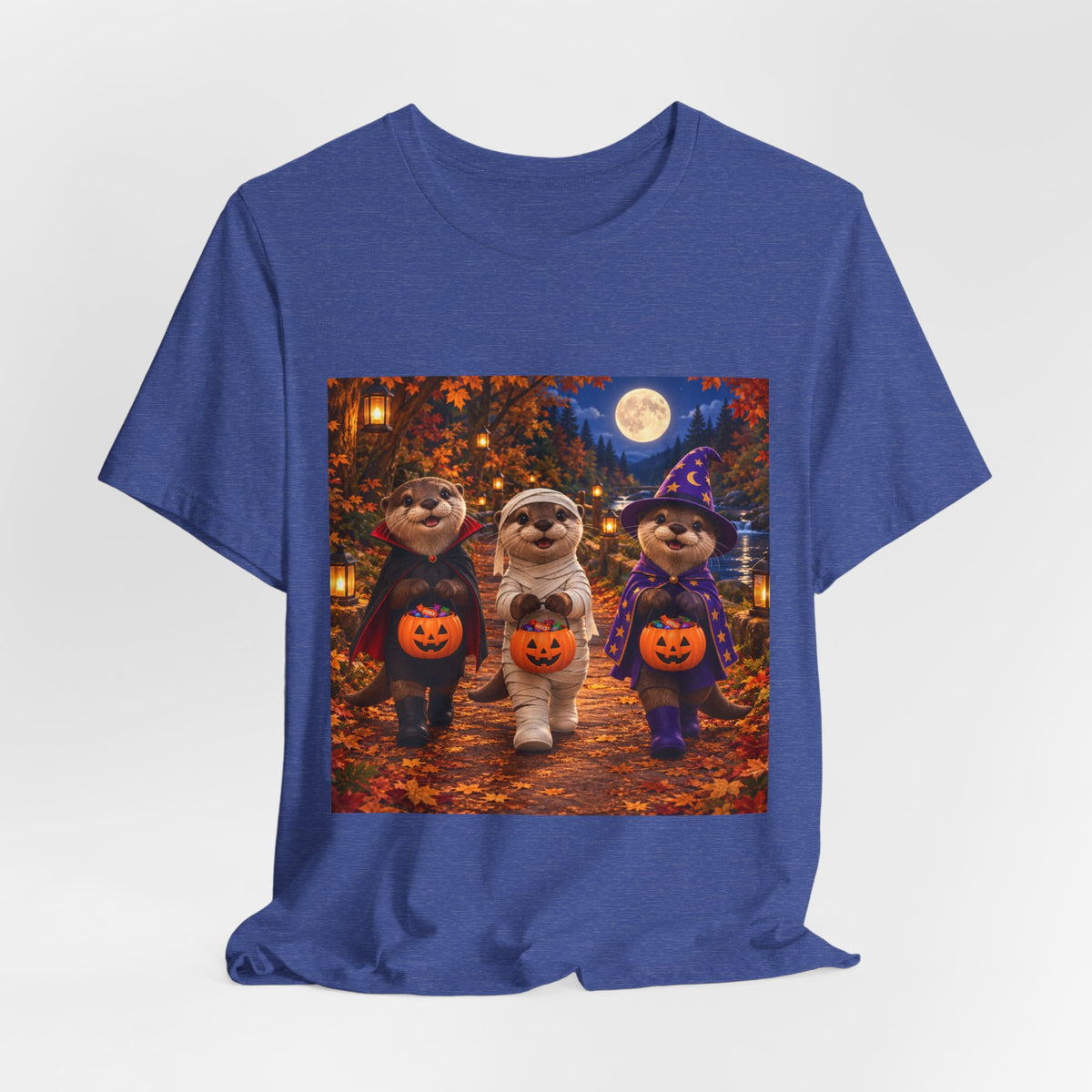 Otter Halloween Trick-or-Treat T-Shirt — Cute Costume Pumpkin Design