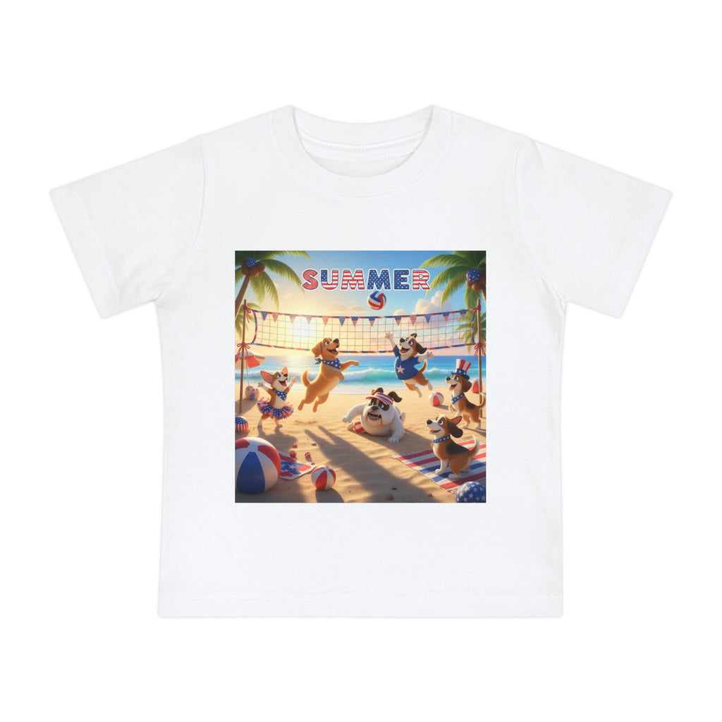 Pups — Beach Volleyball — Baby T-Shirt