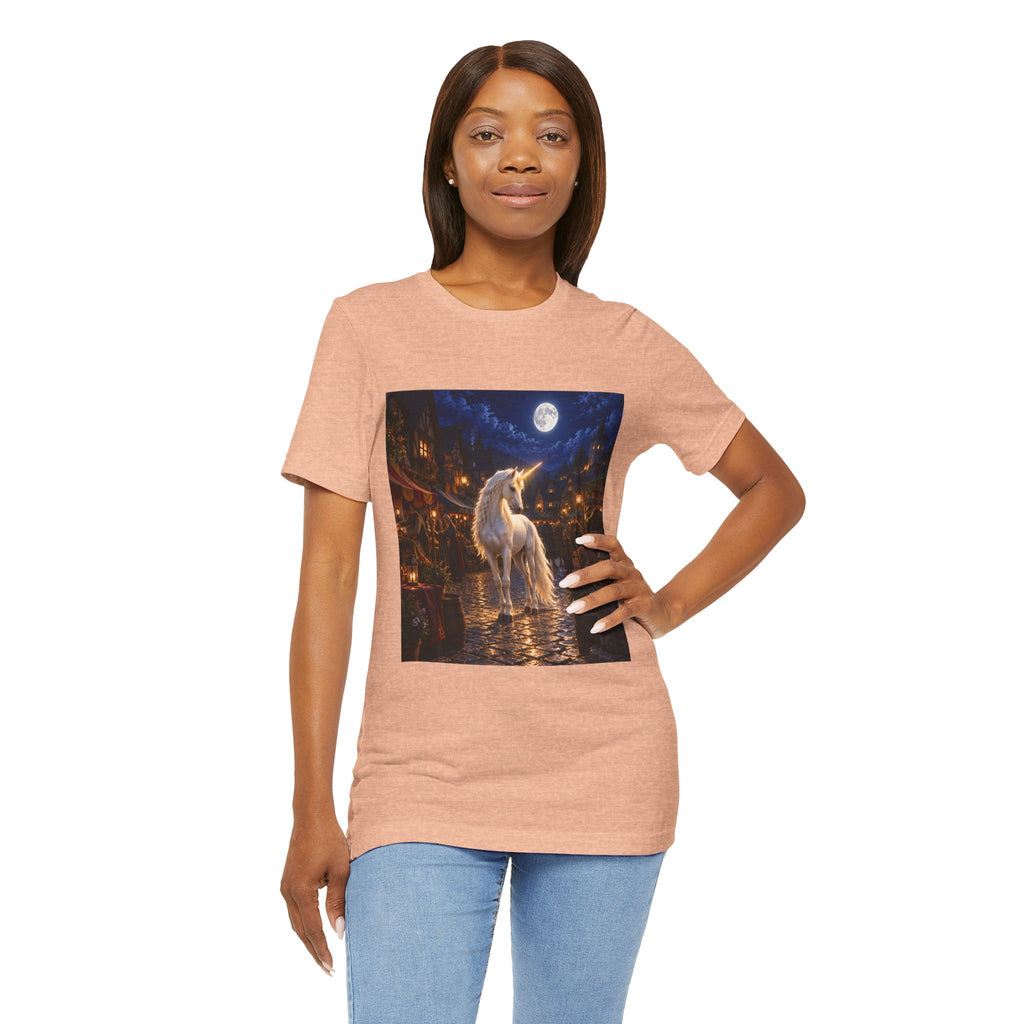 Unicorn Moonlight Tee — Fantasy Horse Graphic T-Shirt