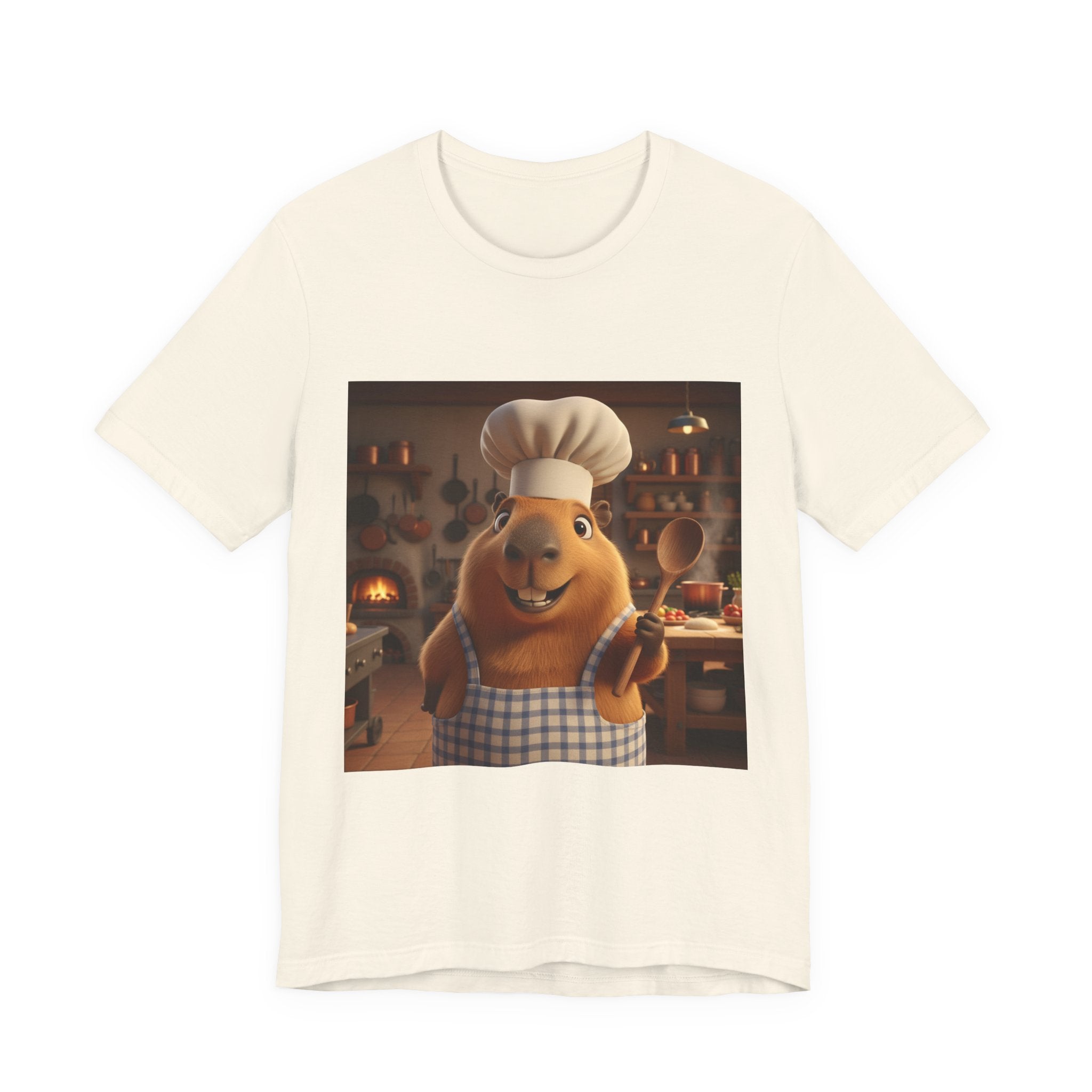 Capybara Chef T‑Shirt — Cute Capybara Chef Cooking Kitchen Tee