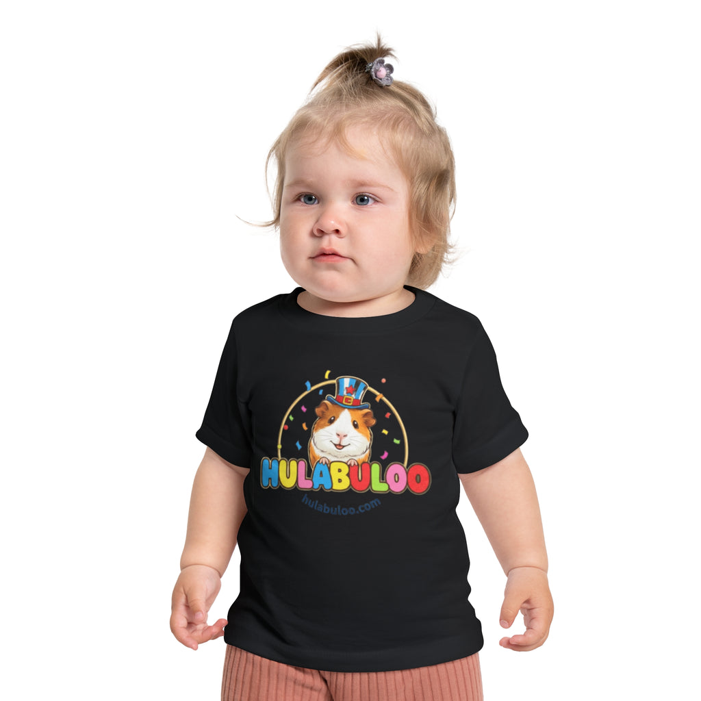 Baby T-Shirt — Colorful Cute 'HULABULOO' Chester Graphic Tee