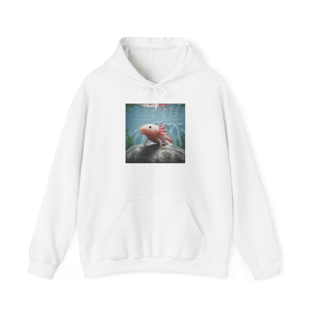 Axolotl Aquarium Hoodie — Axolotl Illustration Sweatshirt