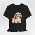 Shih Tzu Puppy T-Shirt – Adorable Cartoon Dog Tee for Pet Lovers
