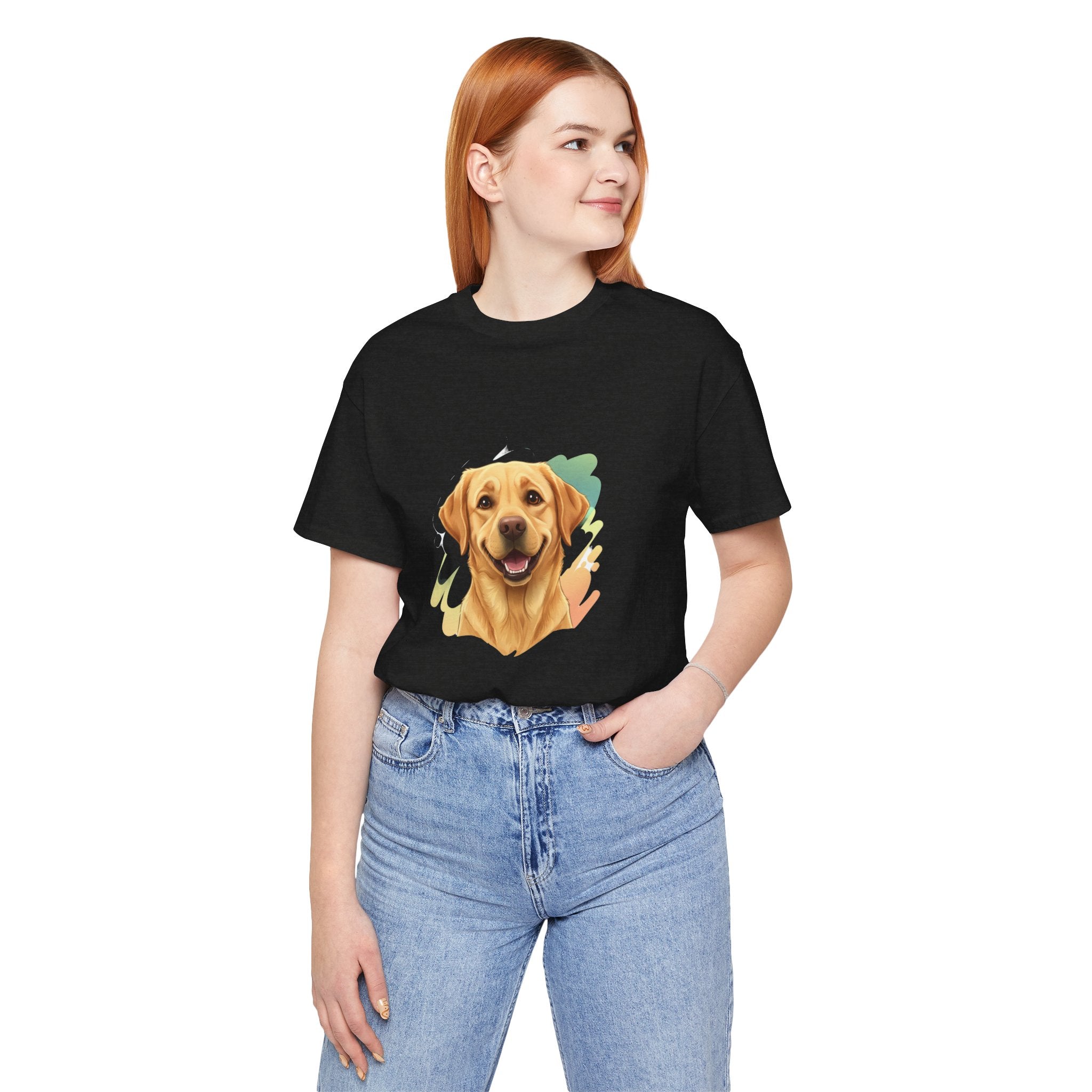 Labrador Retriever Portrait T-Shirt — Cute Dog Face Tee for Pet Lovers