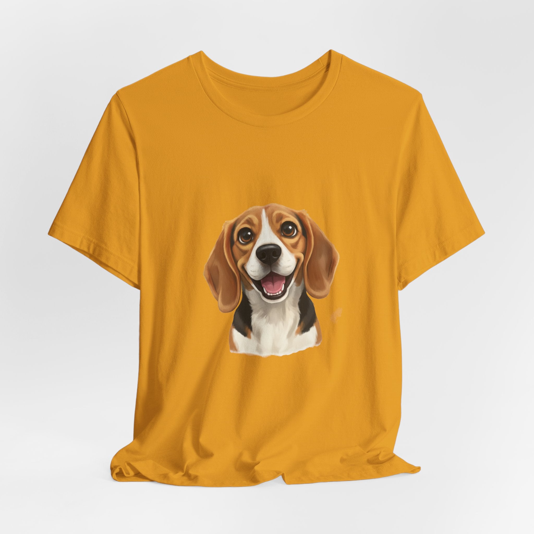 Beagle Portrait T‑Shirt — Cute Happy Dog Tee for Pet Lovers