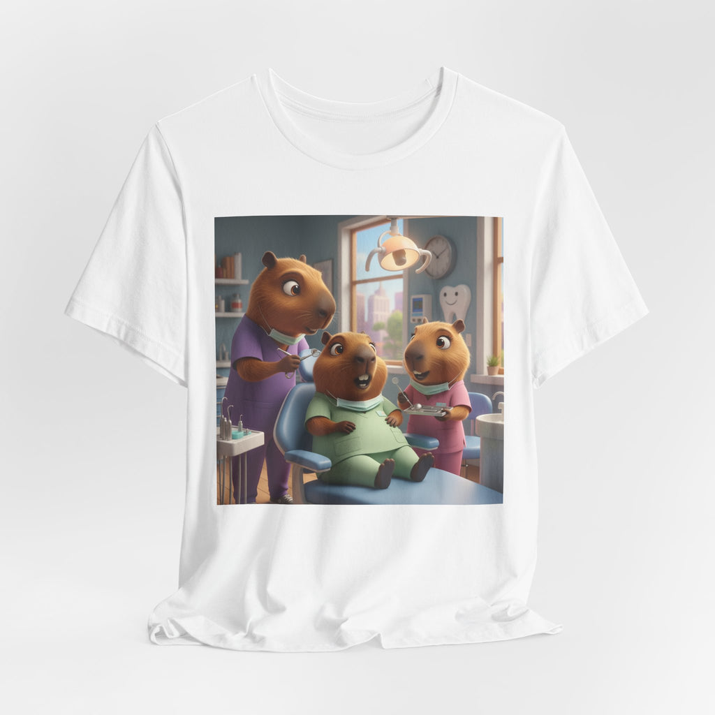 Capybara Dentist Scene T‑Shirt