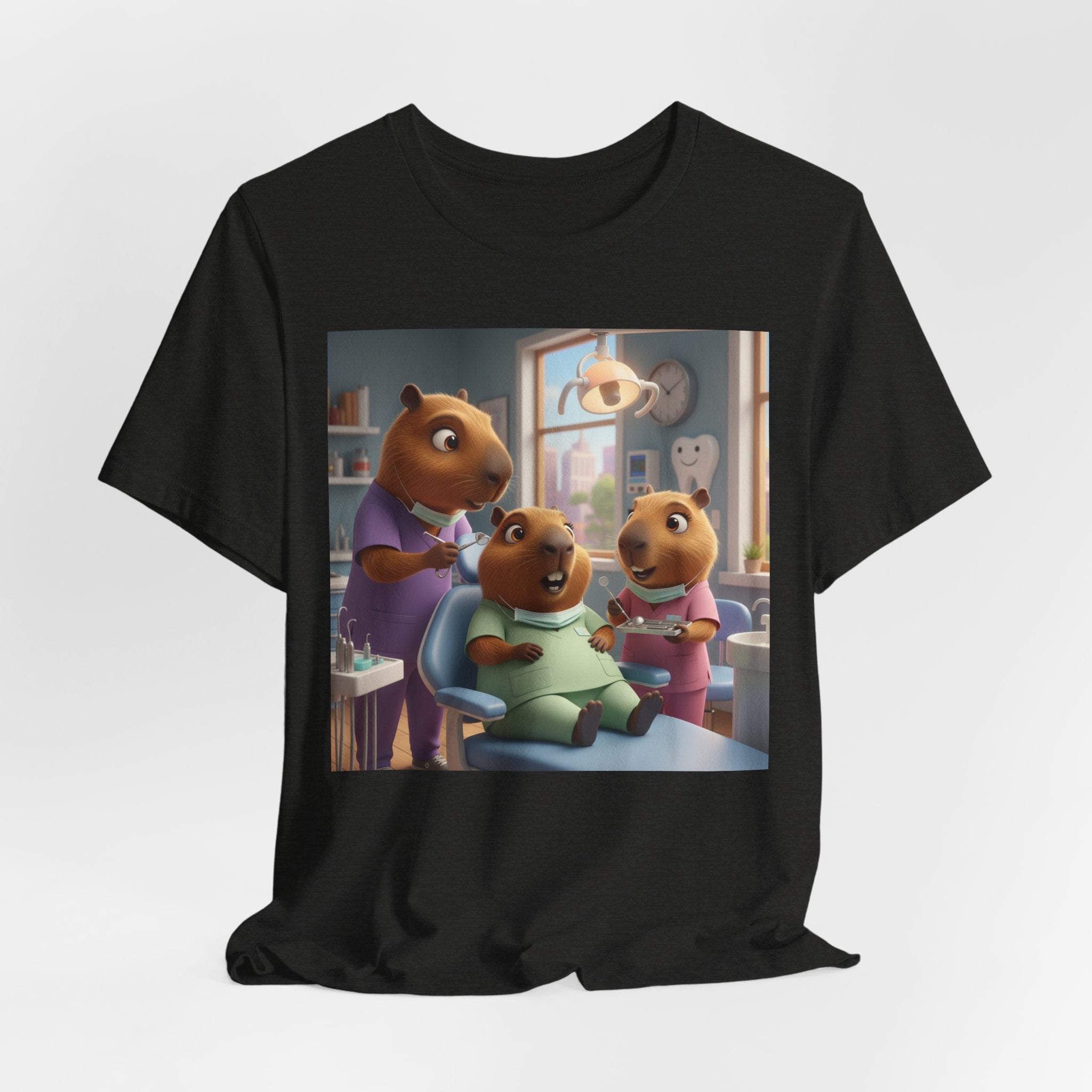Capybara Dentist Scene T‑Shirt