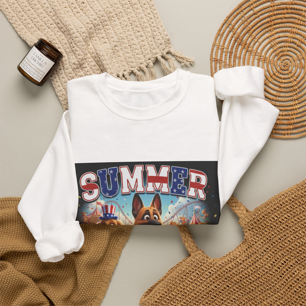 Pups — Patriotic Summer — Crewneck Sweatshirt