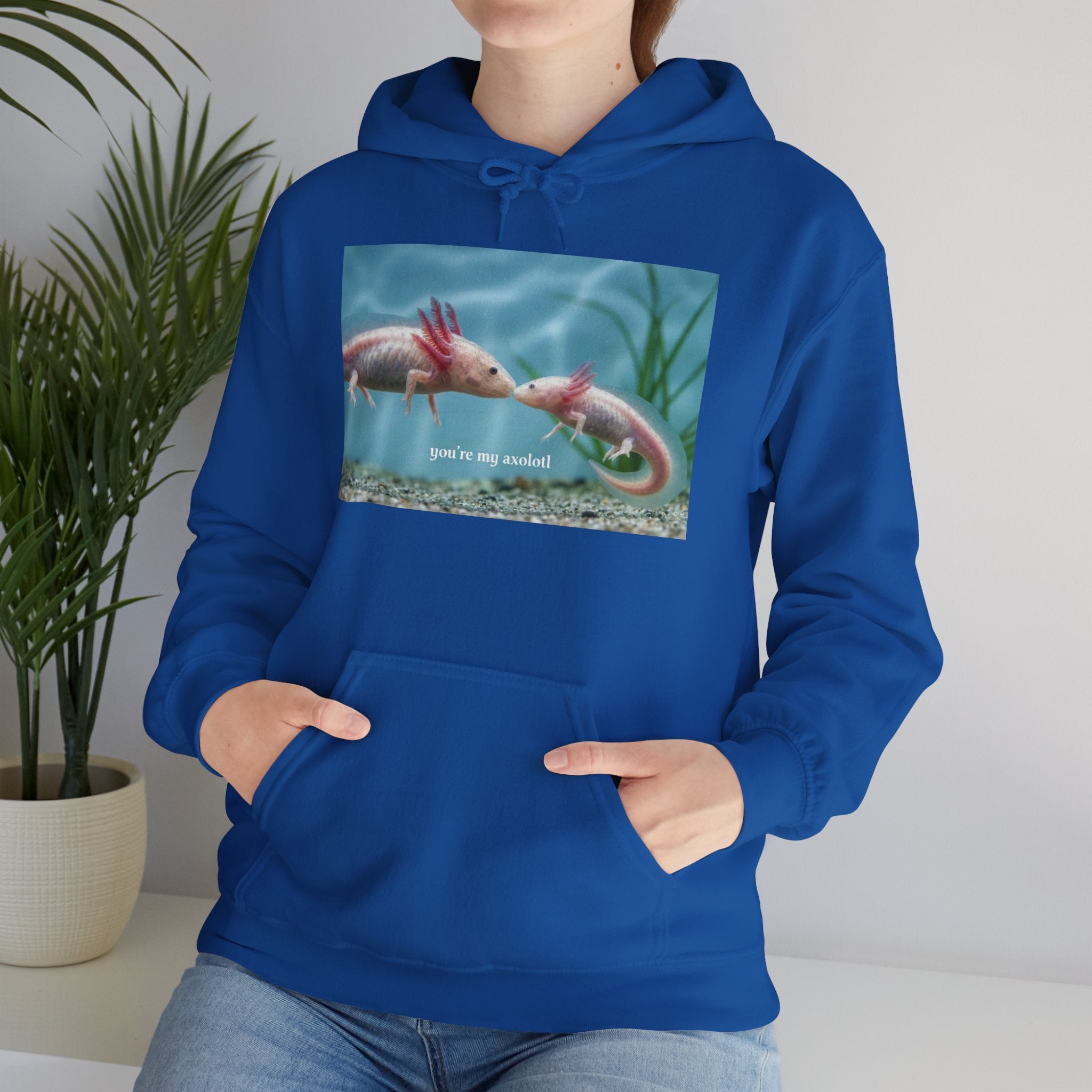 Axolotl My Hoodie — "You're My Axolotl" Comfort Graphic Hoodie