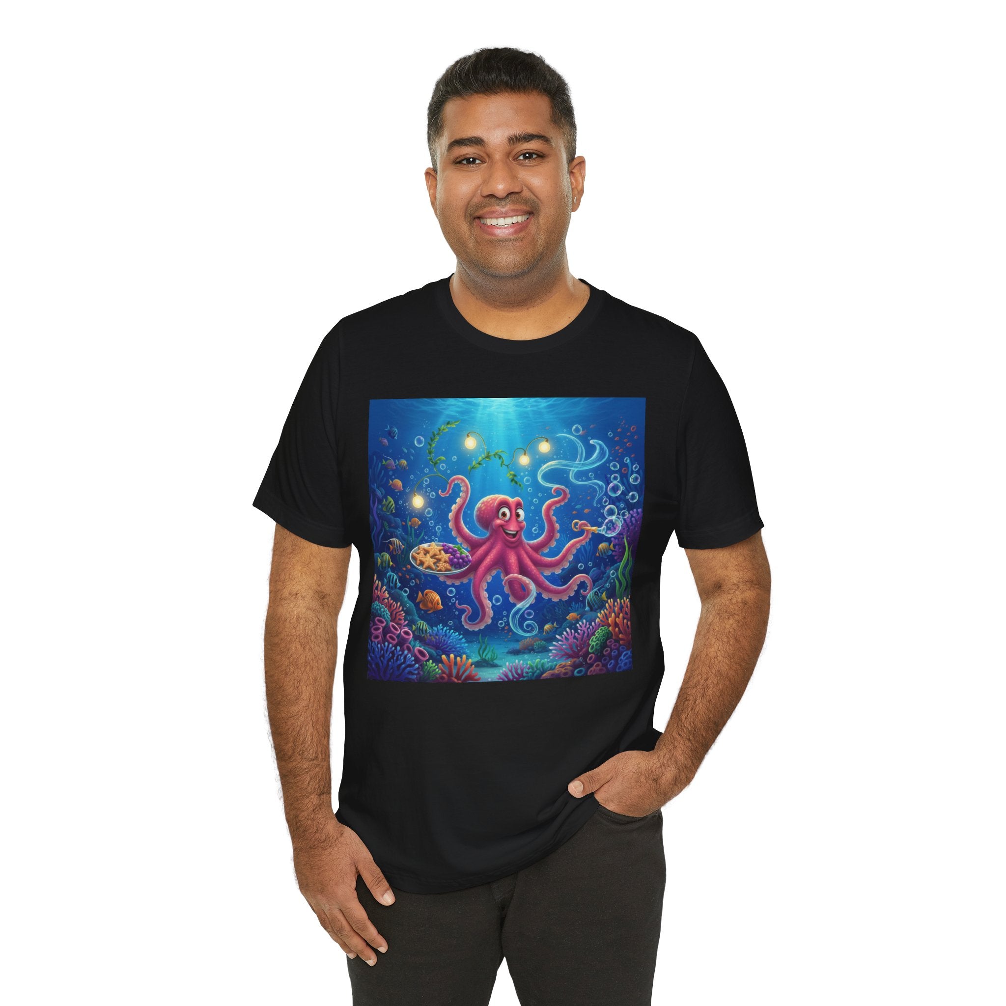 Octopus Ocean Tee — Colorful Underwater Sea Life T-Shirt