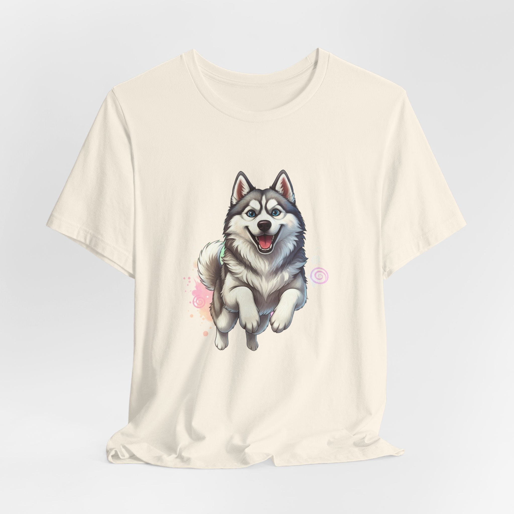 Husky T‑Shirt — Cute Alaskan Malamute Dog Tee
