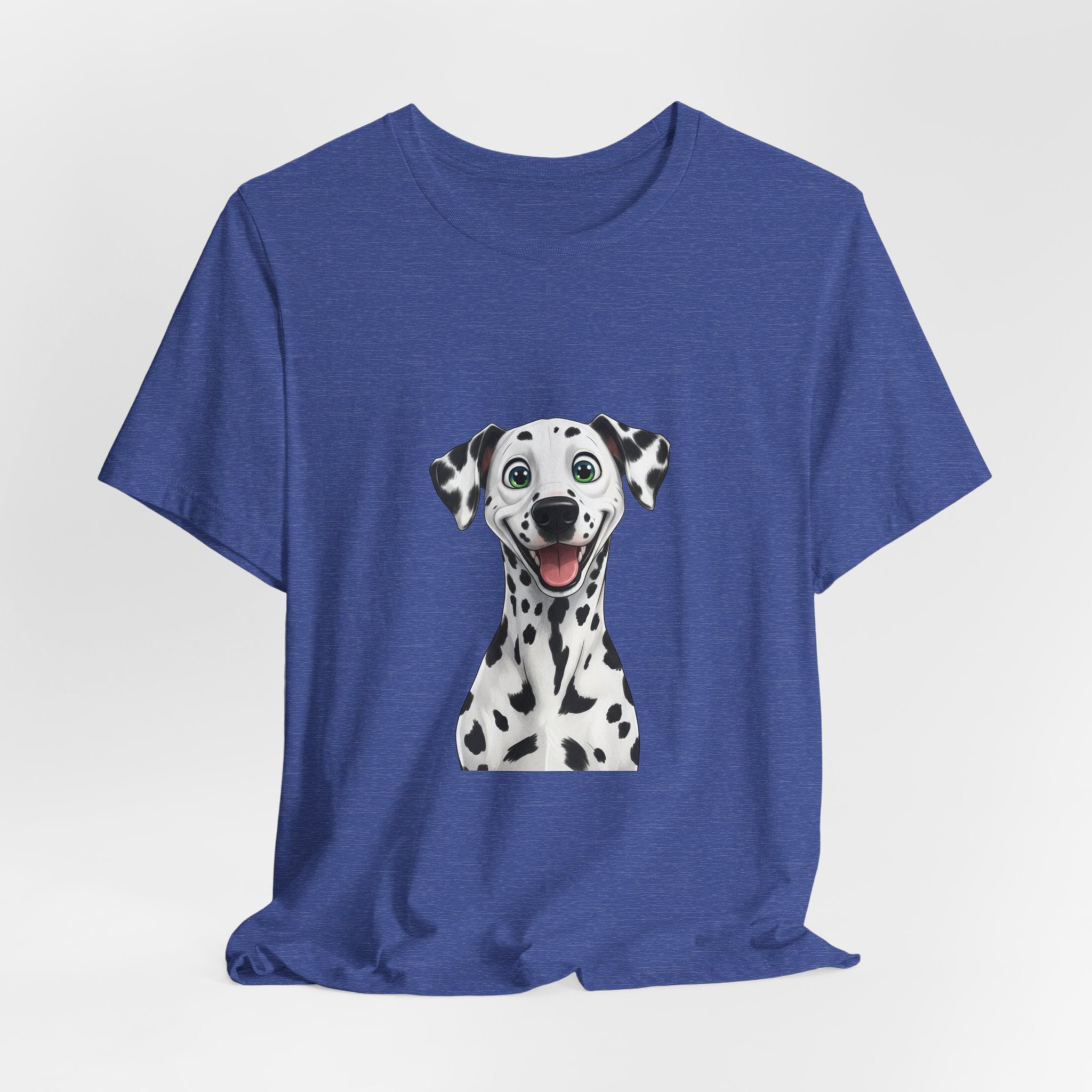 Happy Dalmatian Dog T-Shirt — Cute Spot Puppy Tee for Dog Lovers