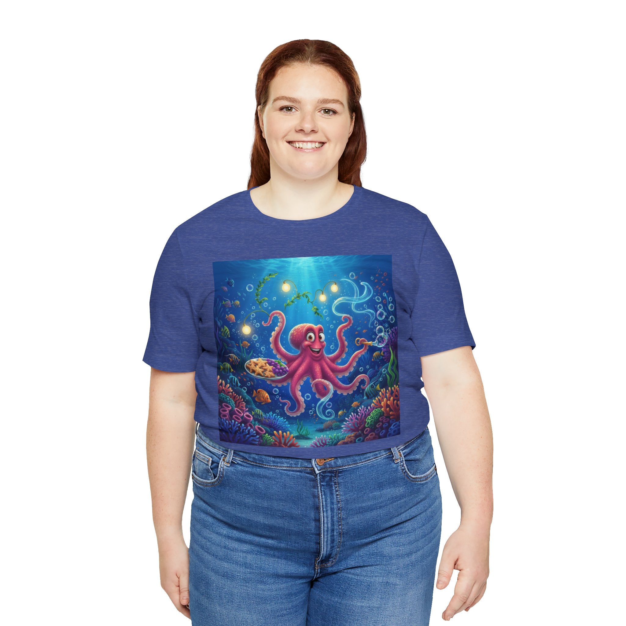 Octopus Ocean Tee — Colorful Underwater Sea Life T-Shirt