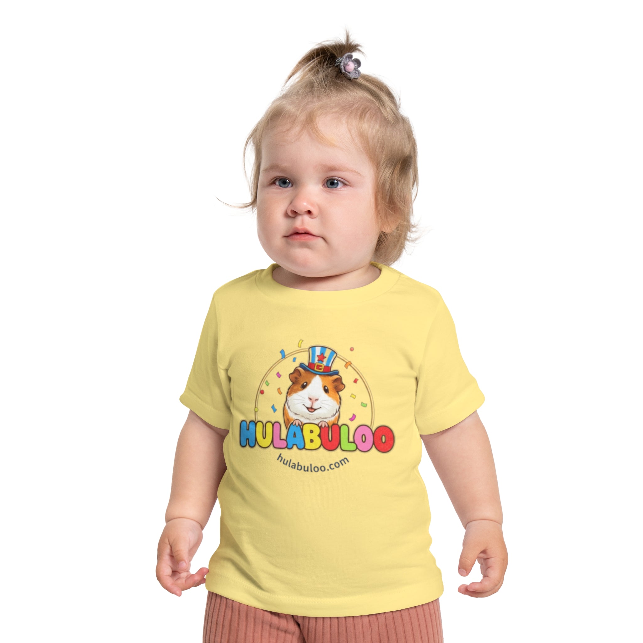 Baby T-Shirt — Colorful Cute 'HULABULOO' Chester Graphic Tee