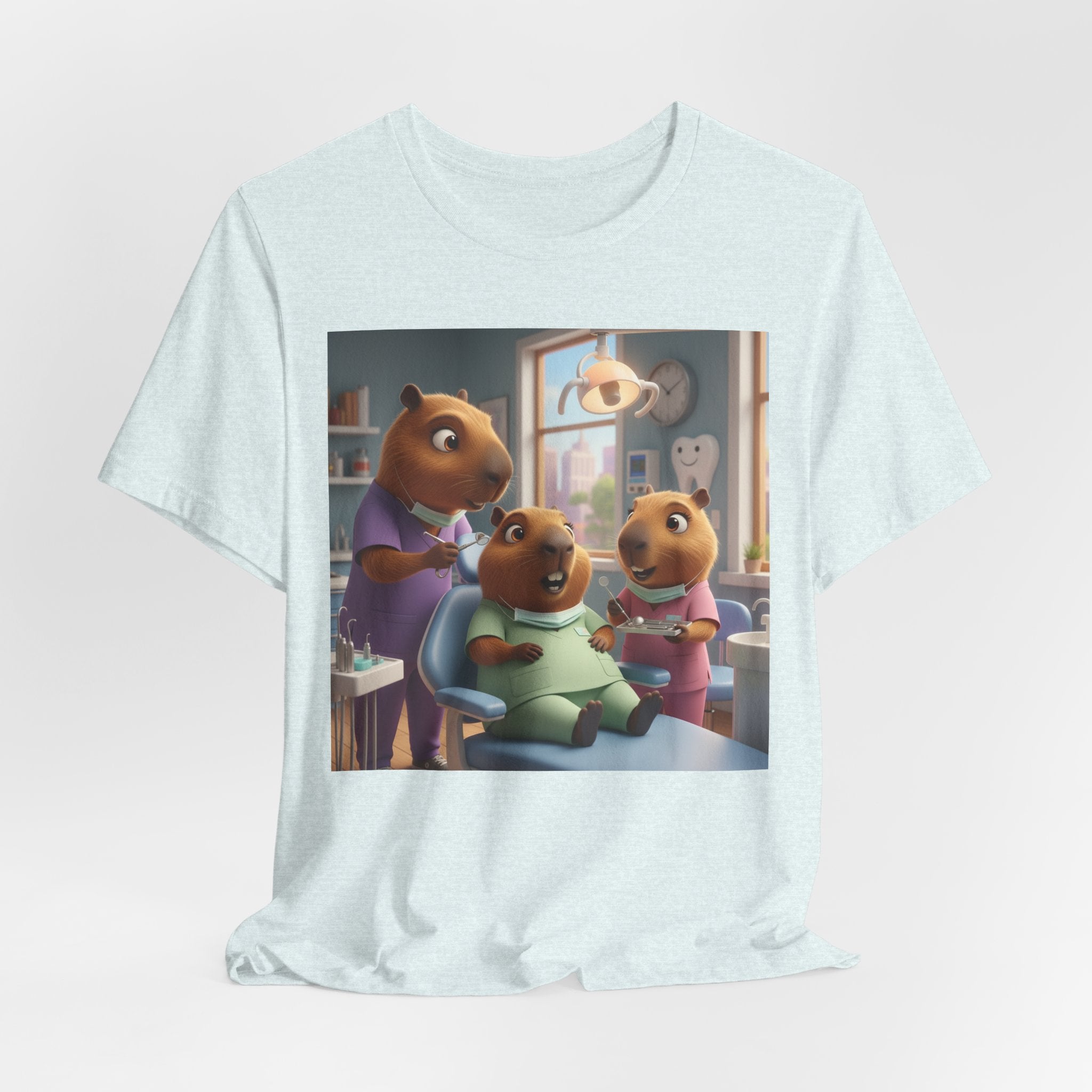Capybara Dentist Scene T‑Shirt