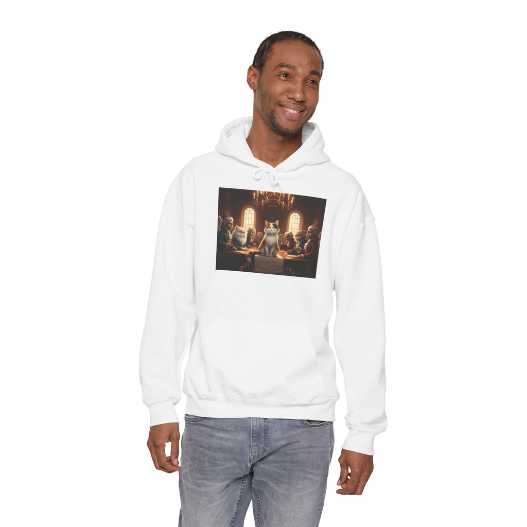 Declaration of Independence Cat Hoodie — Cat Art Print