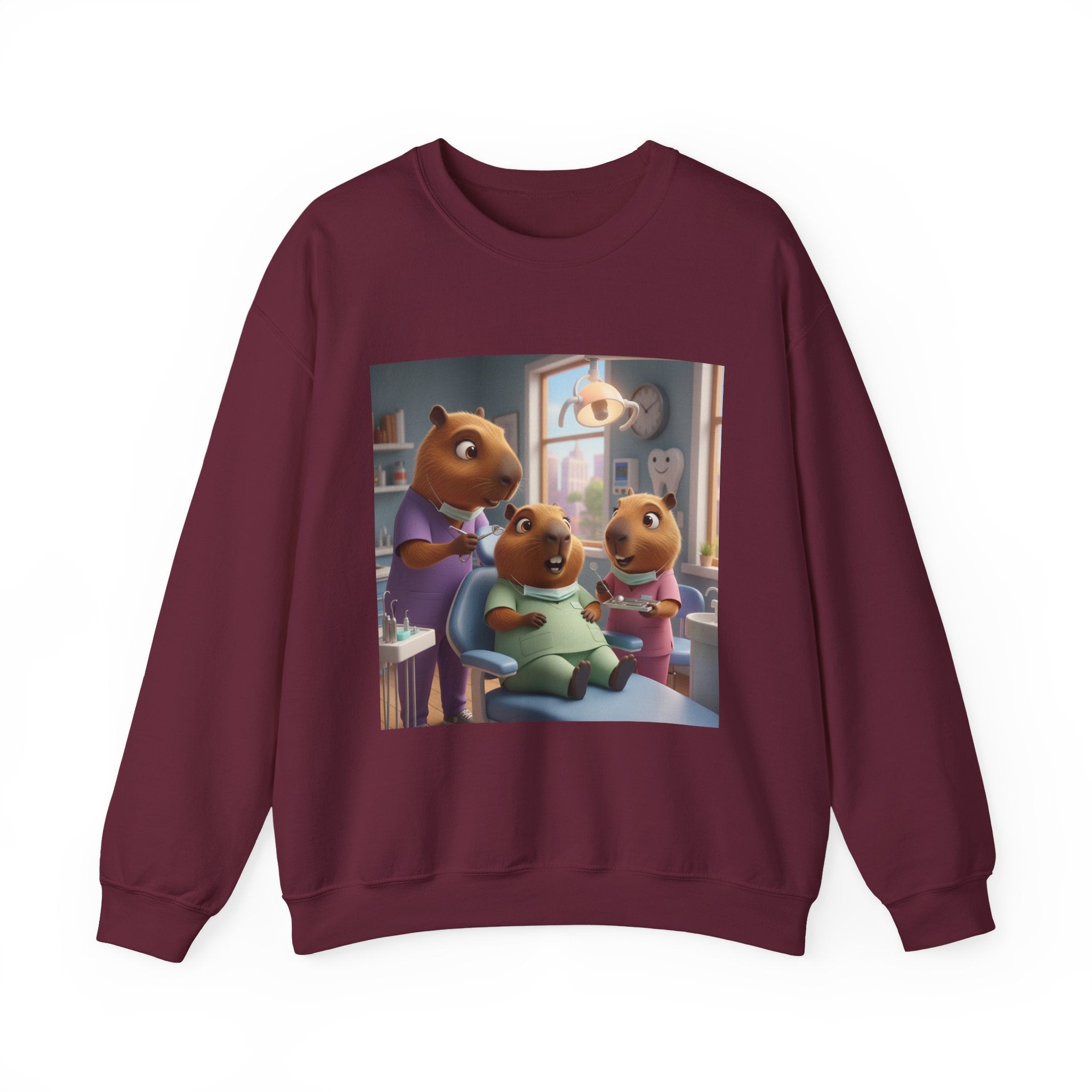 Capybara Dental Checkup Sweatshirt