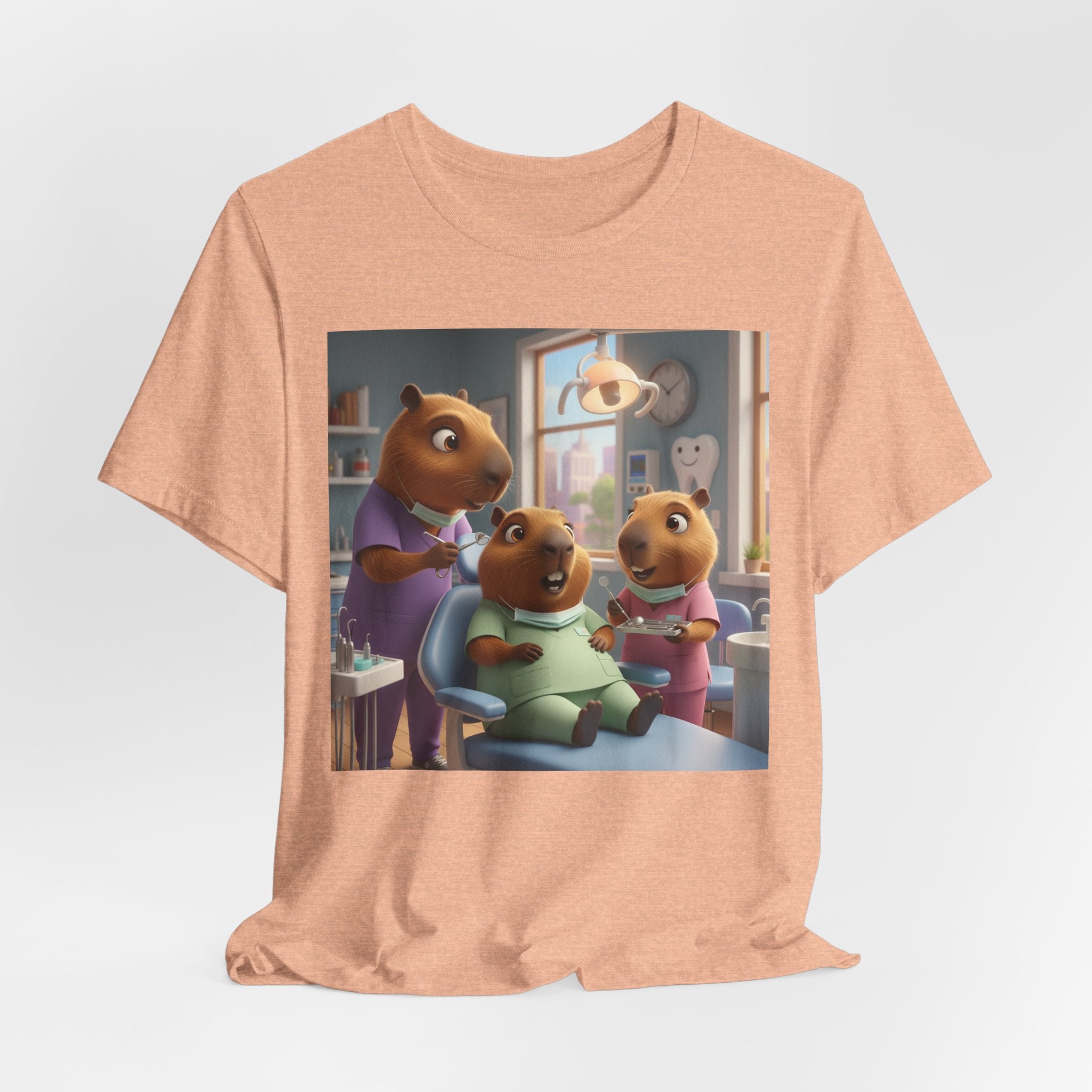 Capybara Dentist Scene T‑Shirt