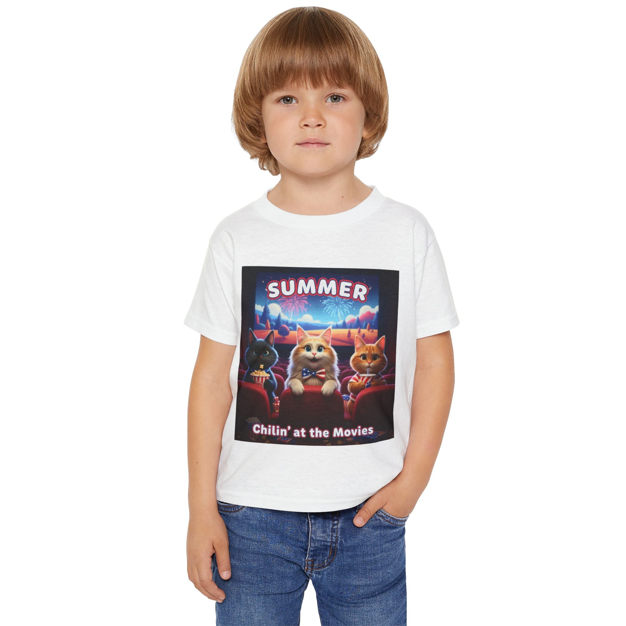 Kitties — Chillin' at the Movies — Toddler T-Shirt
