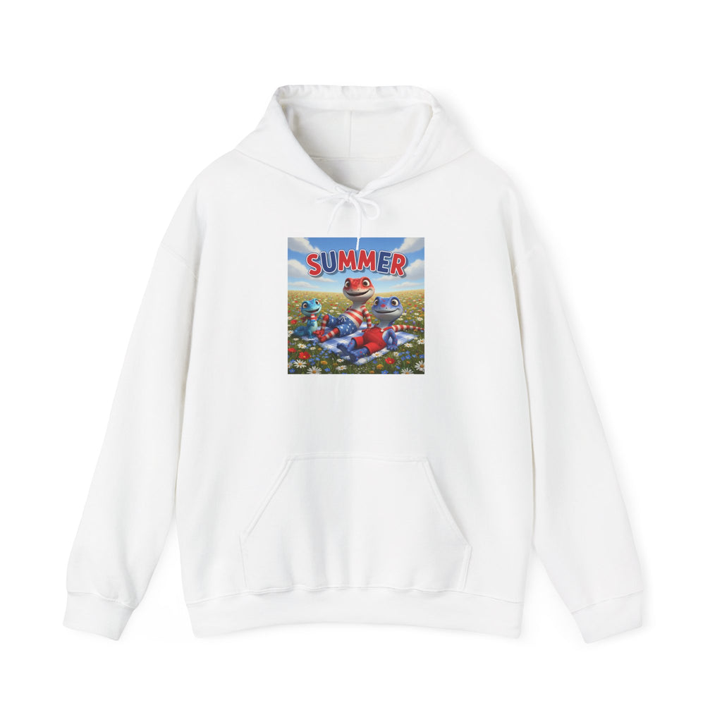 Lizard Family — Summer Picnic — Hoodie
