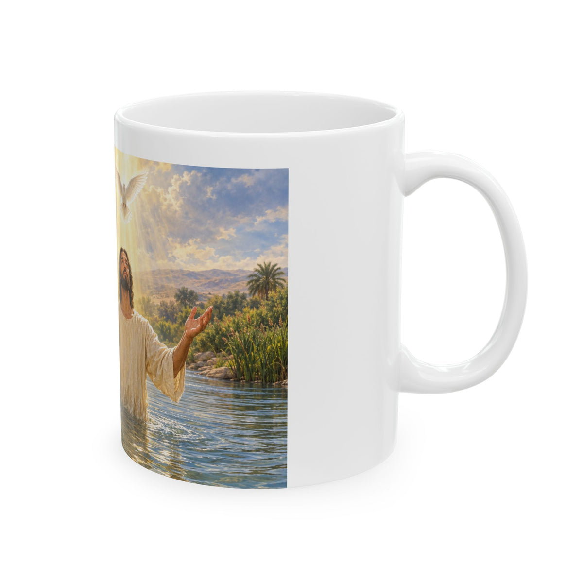Hulabuloo — Baptism of Jesus — Bible Ceramic Mug
