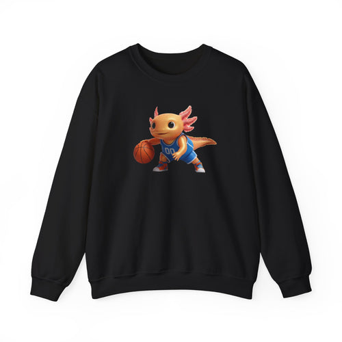 Axolotl Basketball Crewneck Sweatshirt
