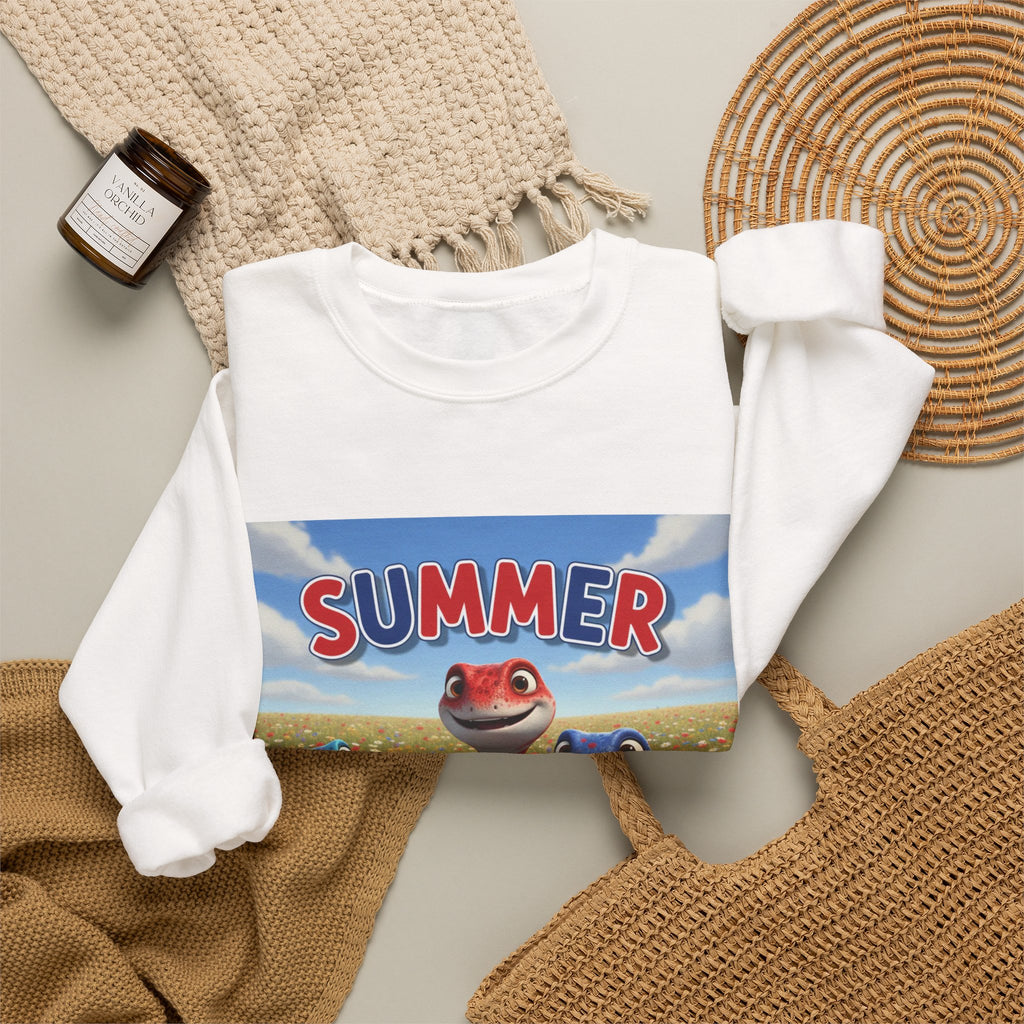 Lizard Family Summer Crewneck Sweatshirt