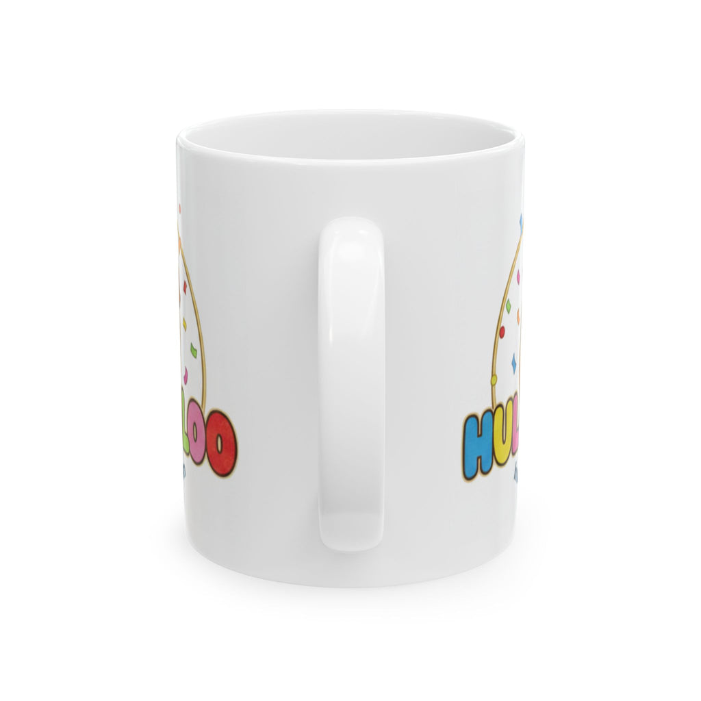 Hulabuloo Guinea Pig Mug — 2-Sided Logo Ceramic Coffee Cup (11oz, 15oz)