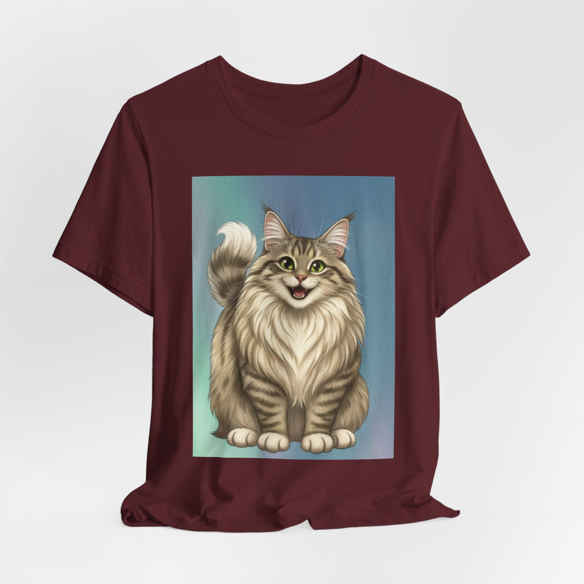 Cat — Norwegian Forest Cat — T-Shirt