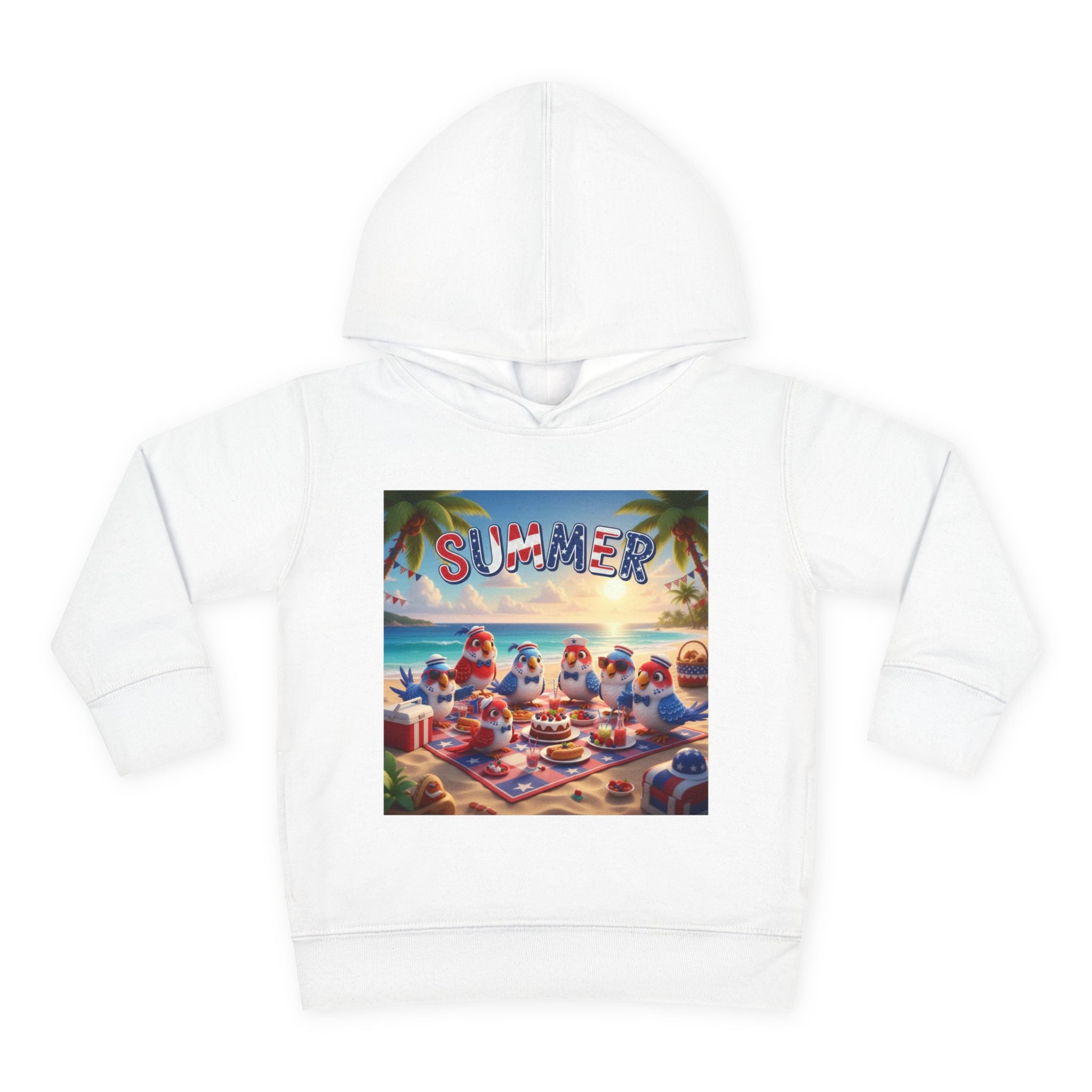 Tweets — 'SUMMER' Beach Scene Toddler Hoodie
