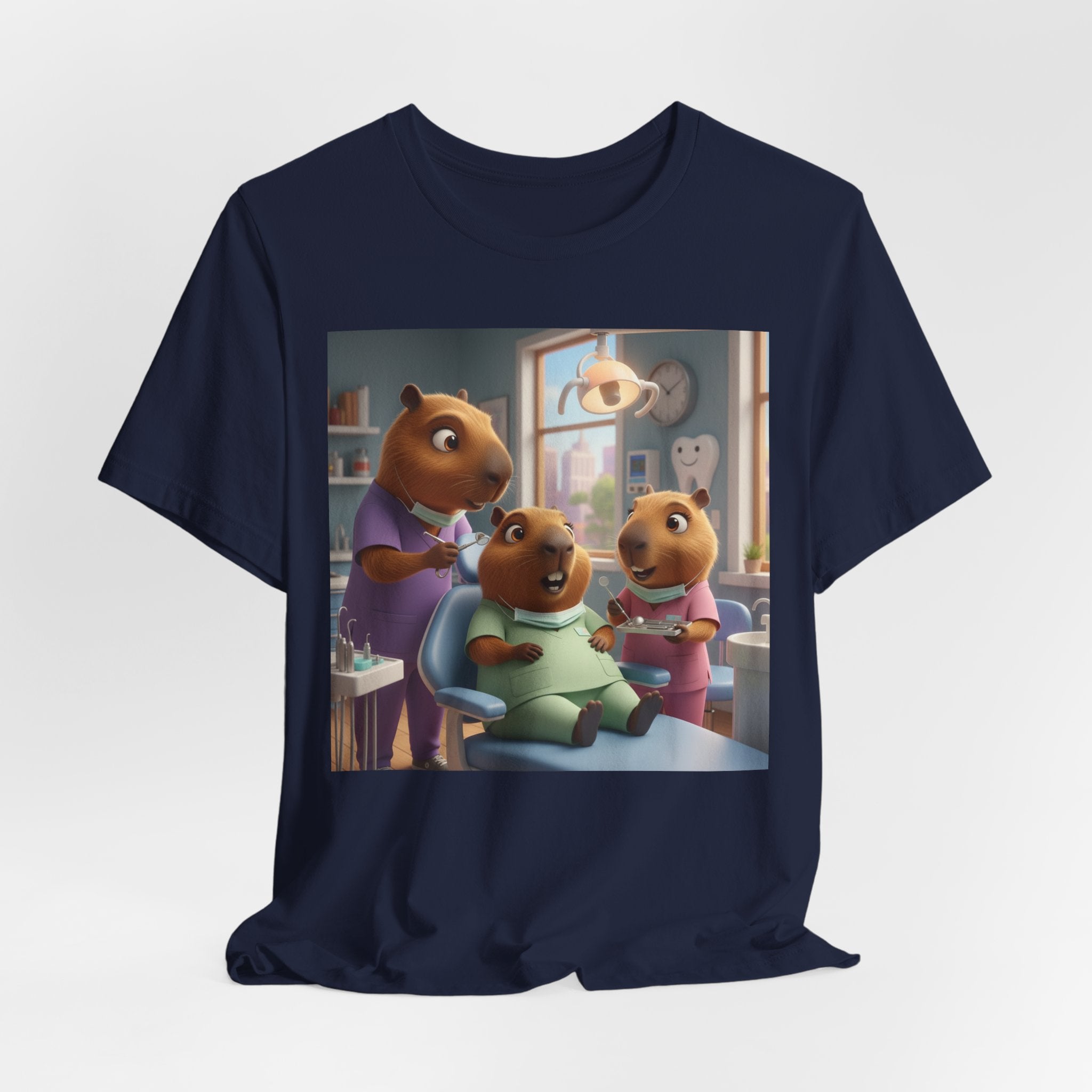 Capybara Dentist Scene T‑Shirt