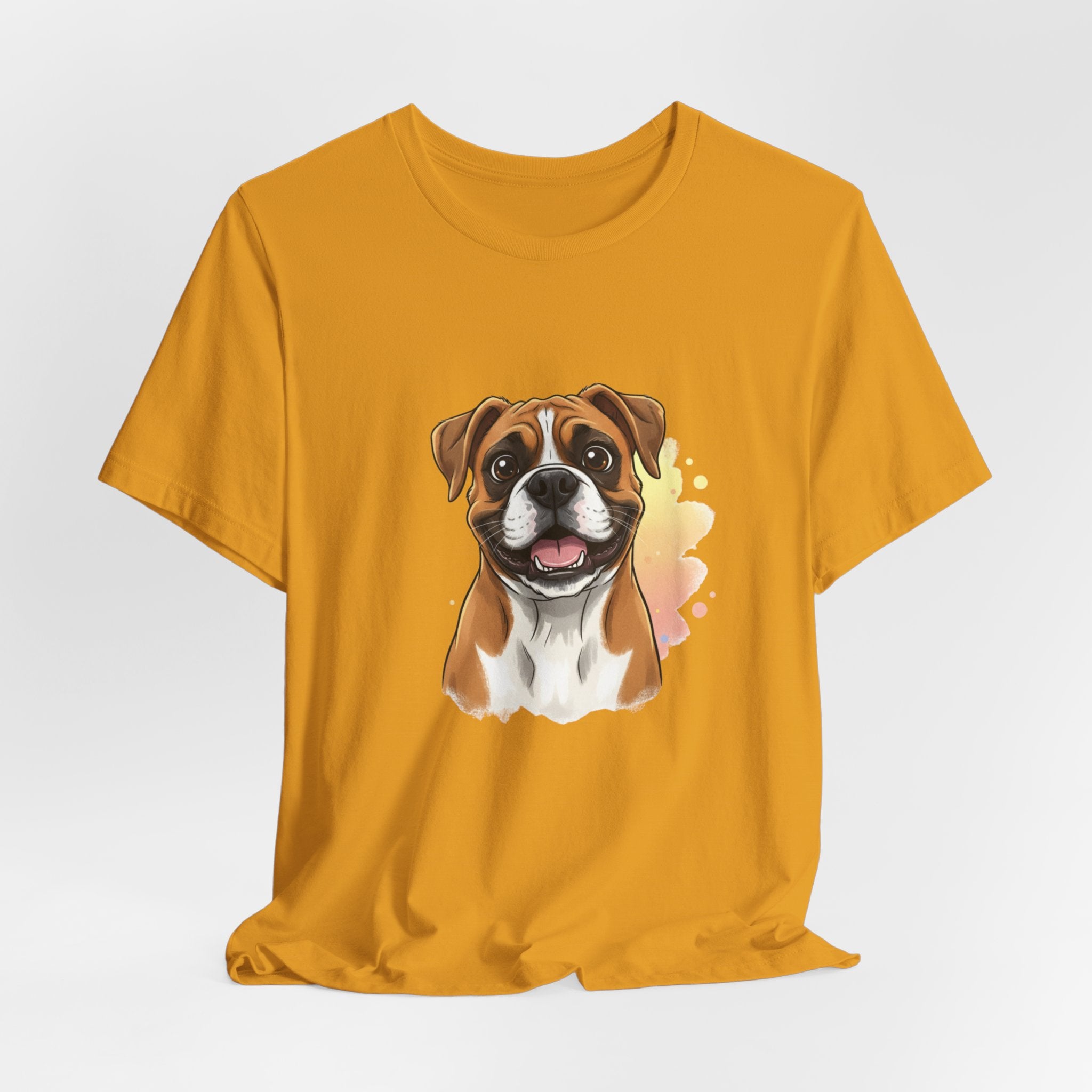 Boxer Dog T-Shirt — Cute Happy Boxer Portrait Tee